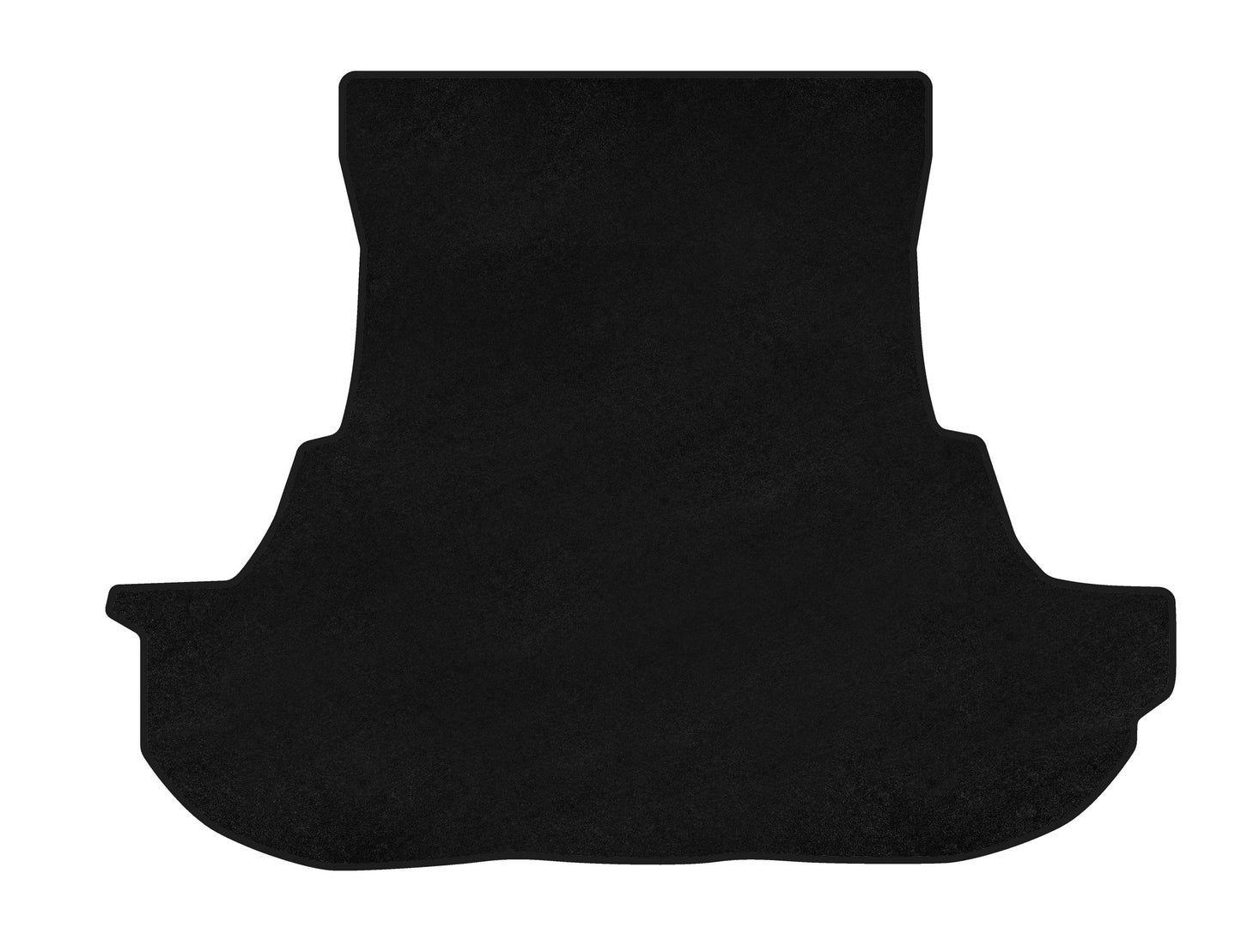 Premium Trunk Mat Textile (Coupe, Black) for Dodge Challenger 2008-2023 - image 1