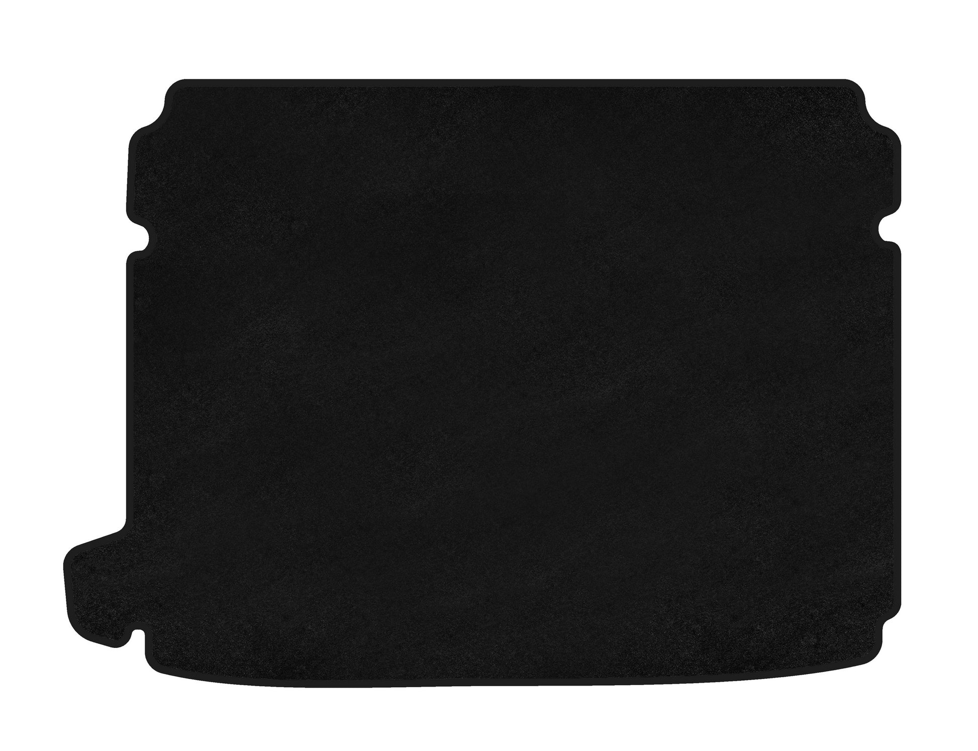 Premium textile trunk mat (HB, Before restyling, Black) for Citroen DS-4 - image 1