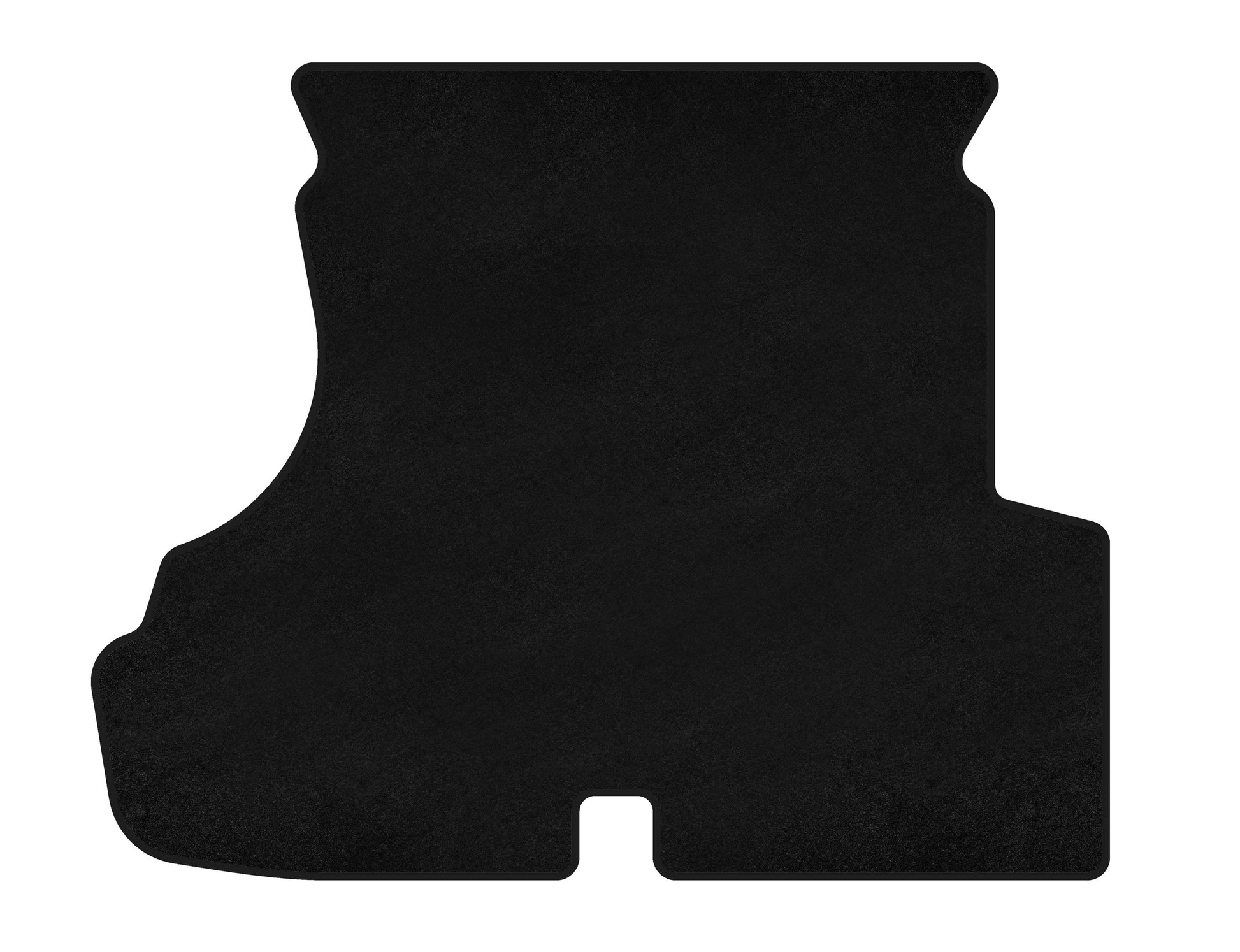 Premium Trunk Mat Textile (Coupe, Black) for Mercedes CLK W208 1997-2002 - image 1