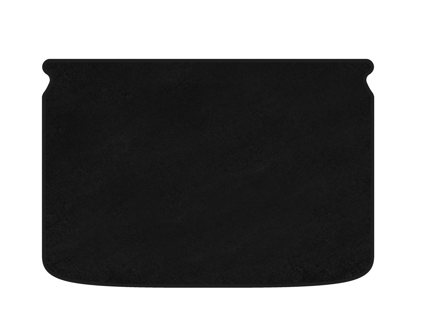 Premium textile trunk mat (Black) for Fiat 500/500L - image 1