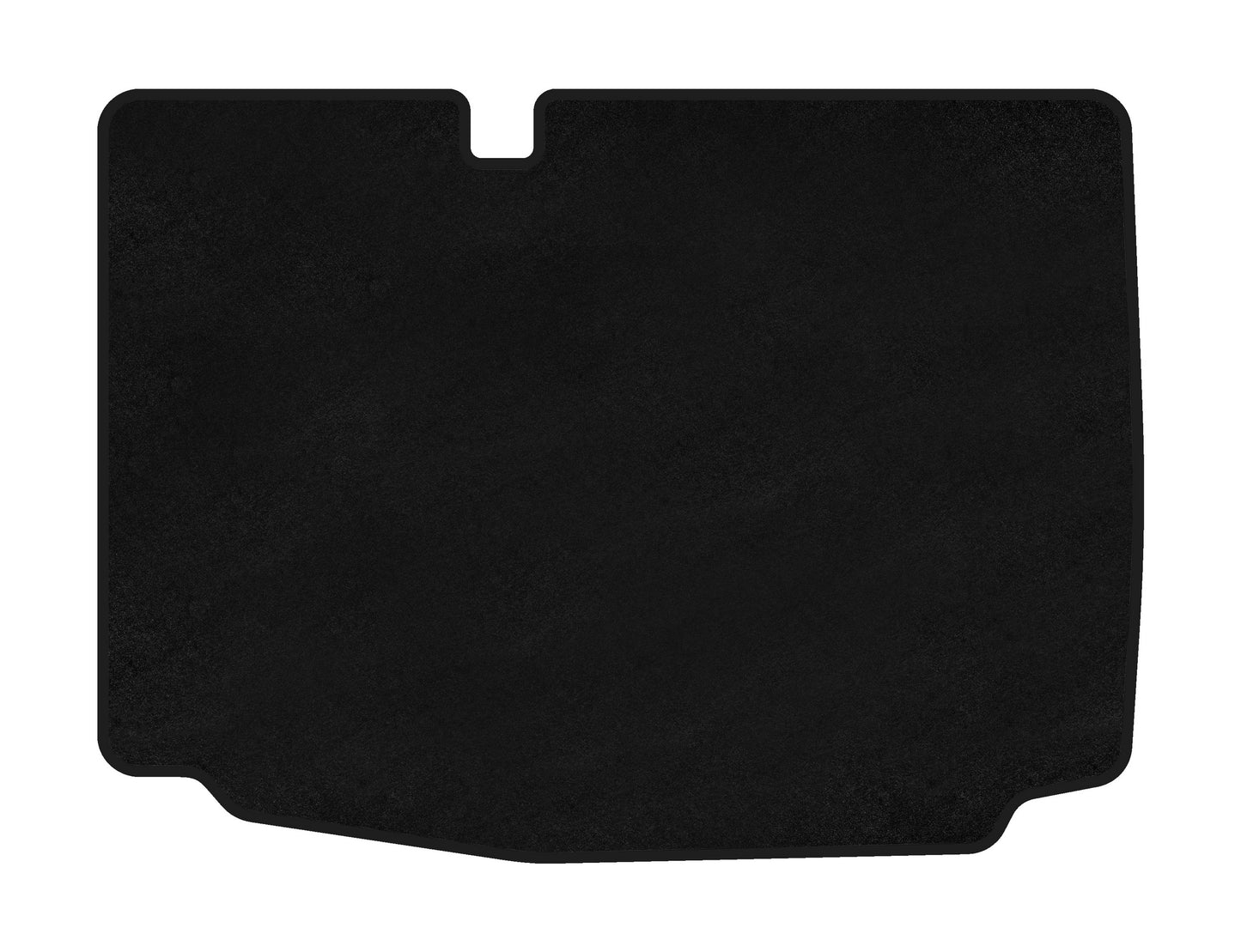 Textile Trunk Mat Classic (HB, 3/5-door, Black) for Volkswagen Polo 2010-2017 - image 1