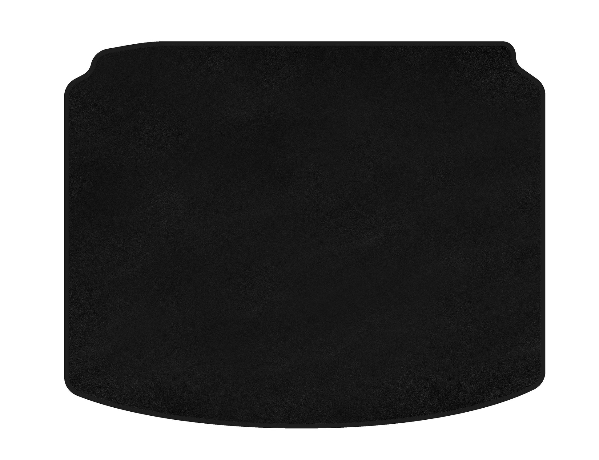 Premium Textile Trunk Mat (HB, 5-Door, Facelift, Black) for Citroen C-4 2004-2010 - image 1