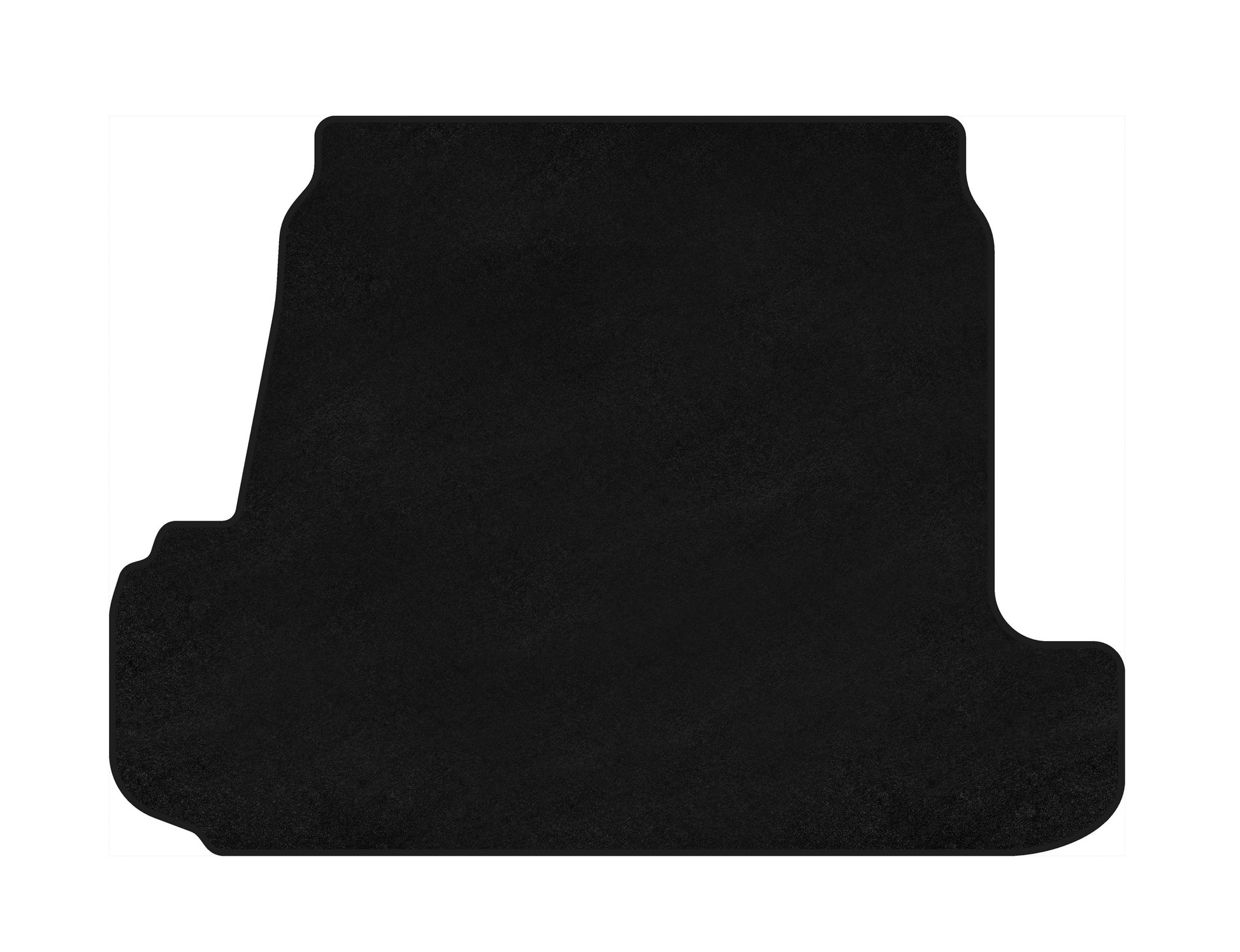 Premium Textile Trunk Mat (1991-1996, SD, Black) for Audi 80/90 1987-1996 - image 1