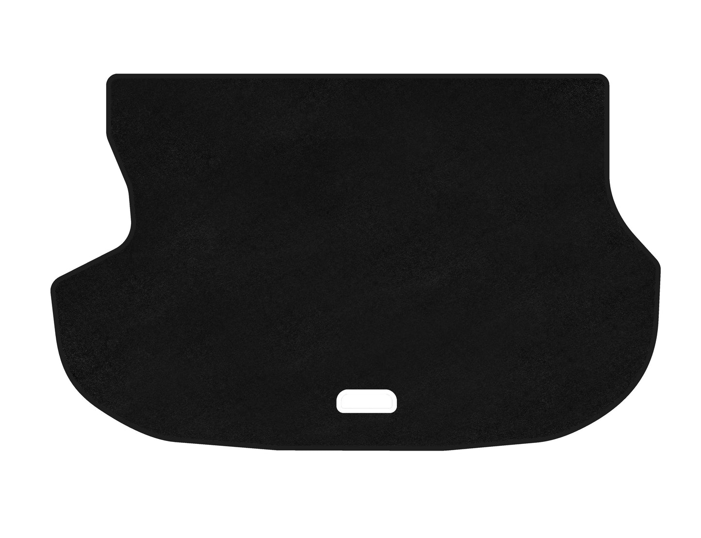 Premium textile trunk mat (Black) for Mitsubishi Outlander 2001-2006 - image 1