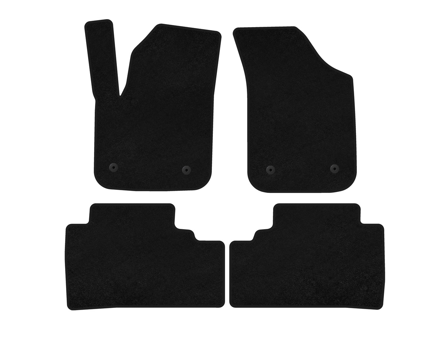 Textile Floor Mats Classic (Black) for Buick Envision 2014-2020 - image 1