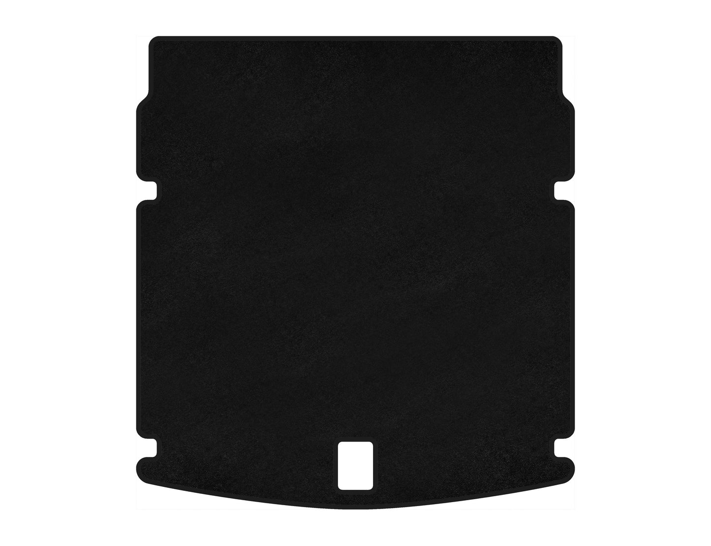 Trunk Mat Textile Premium V-2 (Coupe, Black) for Audi A5 2007-2015 - image 1