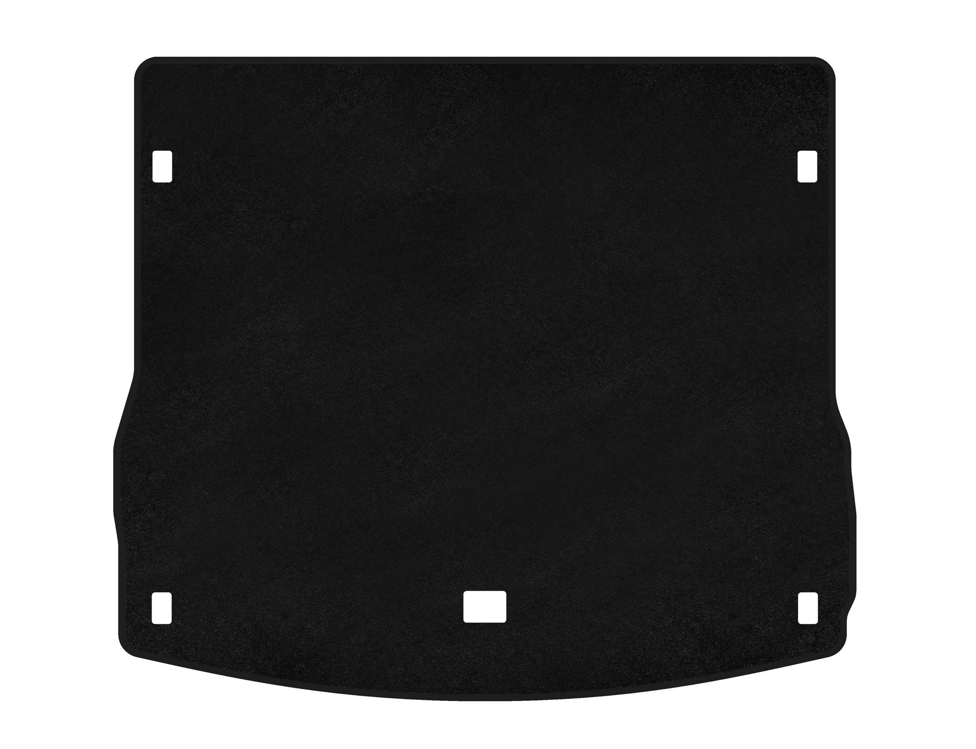 Trunk Mat Textile Classic (2014-2018, Black) for Porsche Macan 2014-2024 - image 1