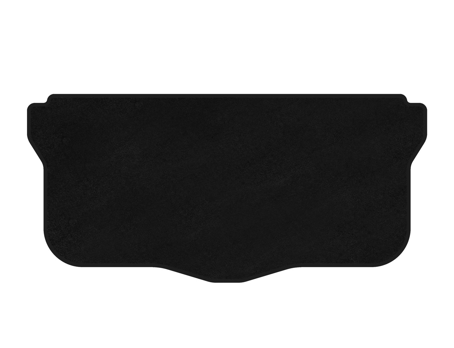 Trunk mat textile Classic (HB, Black) for Citroen C-1 2014-2021 - image 1