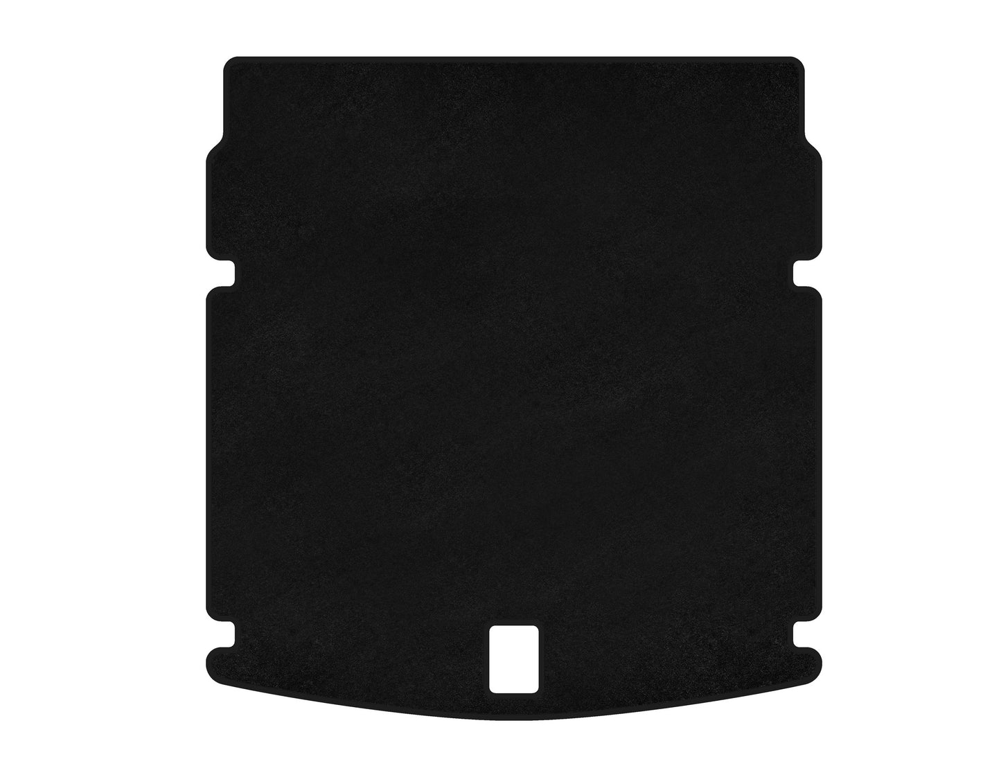 Trunk mat textile Premium V-2 (Cabriolet, Black) for Audi A5 2007-2015 - image 1