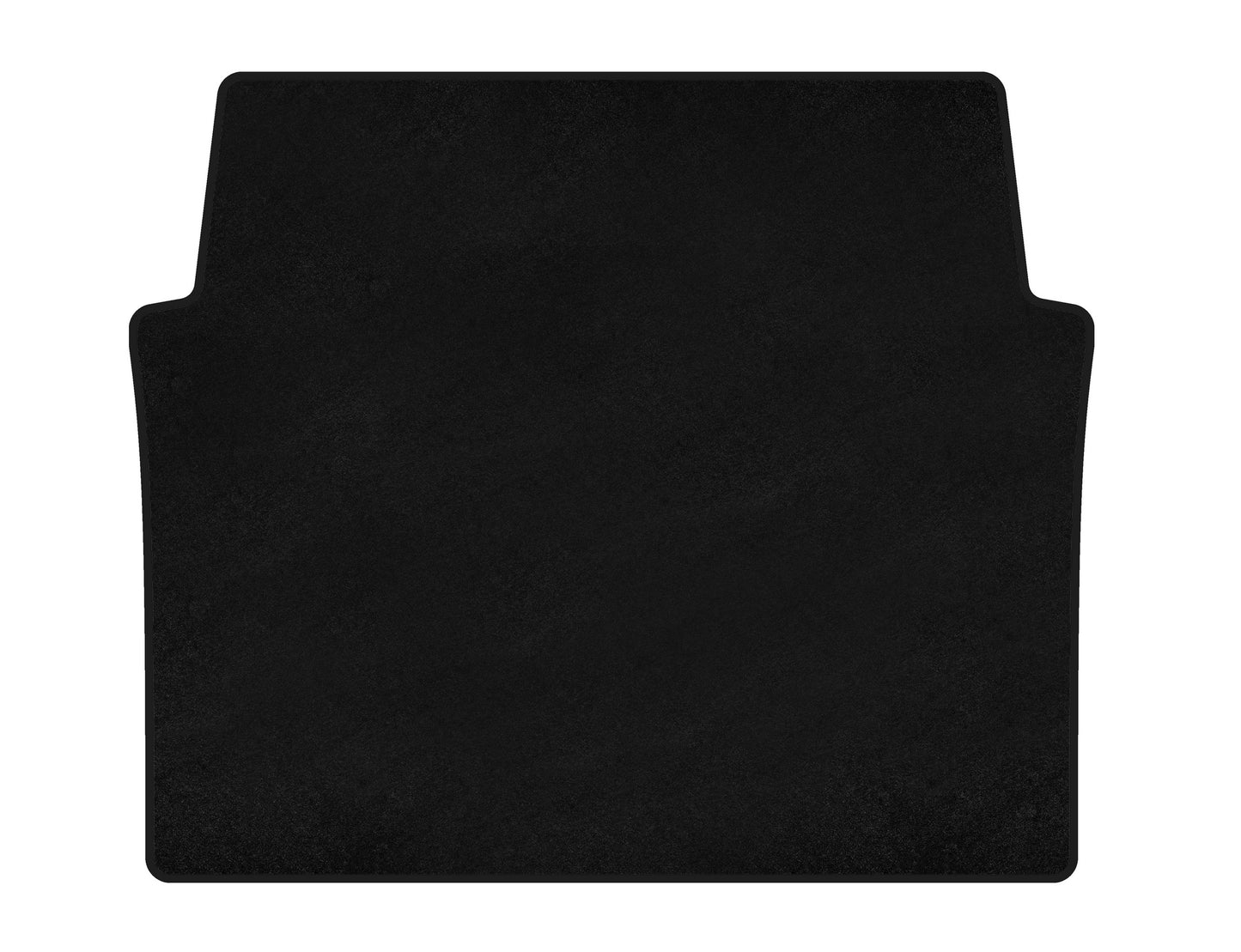 Trunk mat textile Premium (SD, Black) for Mercedes E-class W124 1984-1997 - image 1