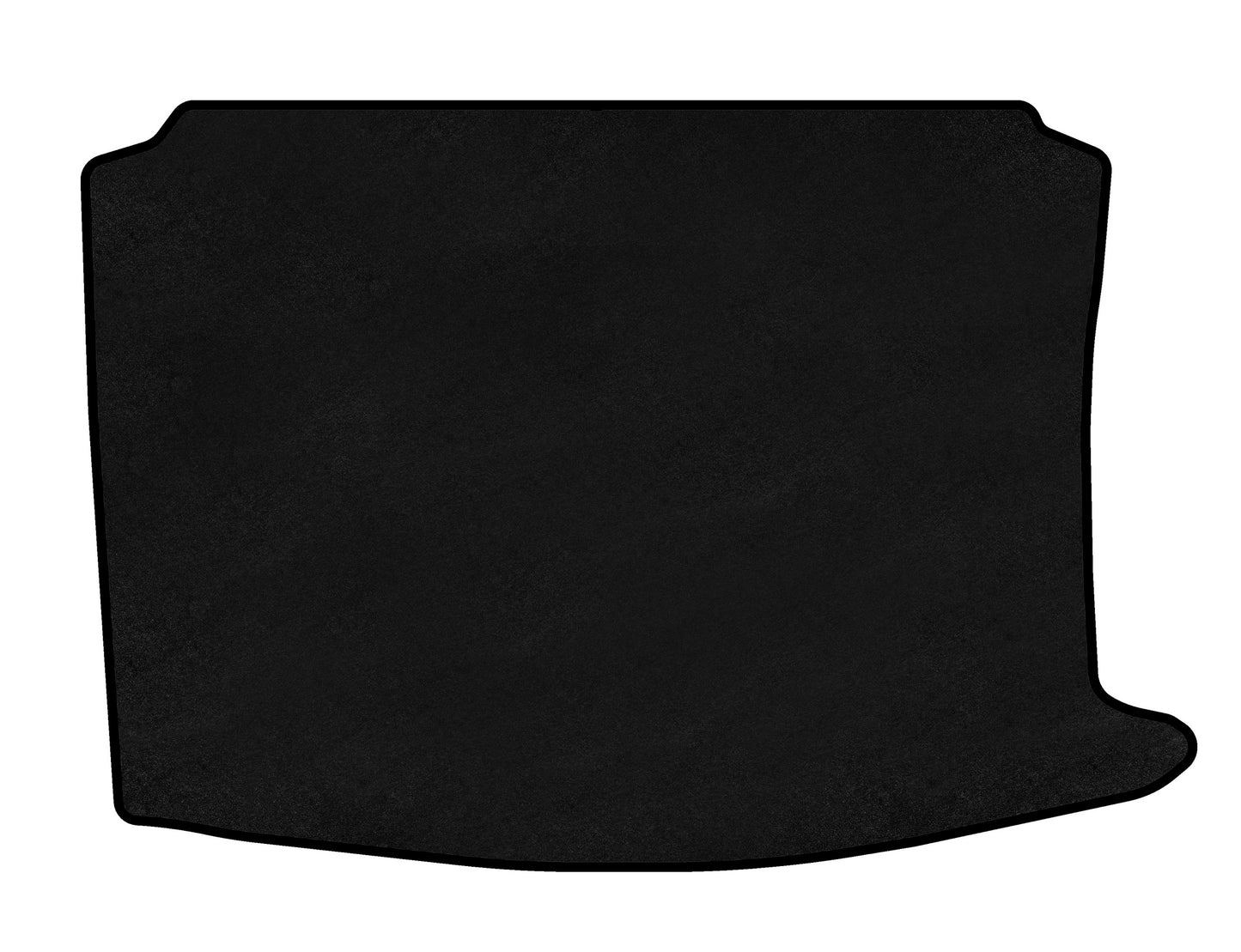 Premium Textile Trunk Mat (HB, 5-Door, Black) for Seat Leon 1999-2005 - image 1