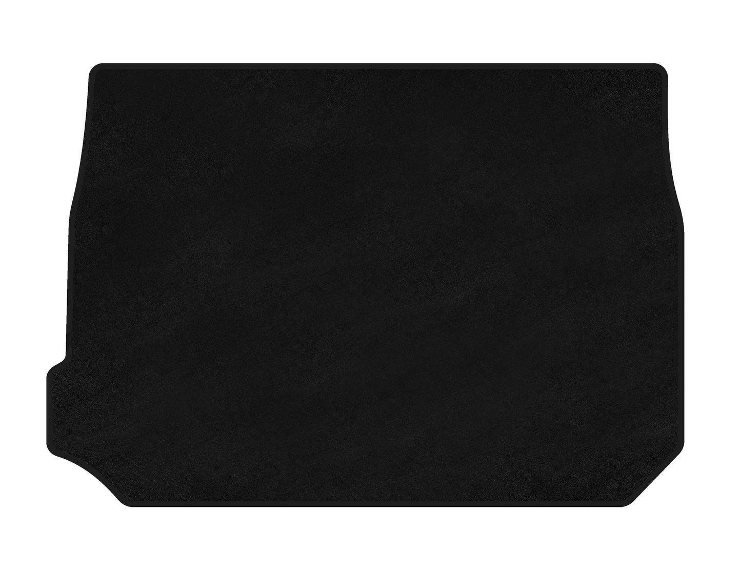 Trunk Mat Textile Classic (Black) for Peugeot 2008 2013-2019 - image 1