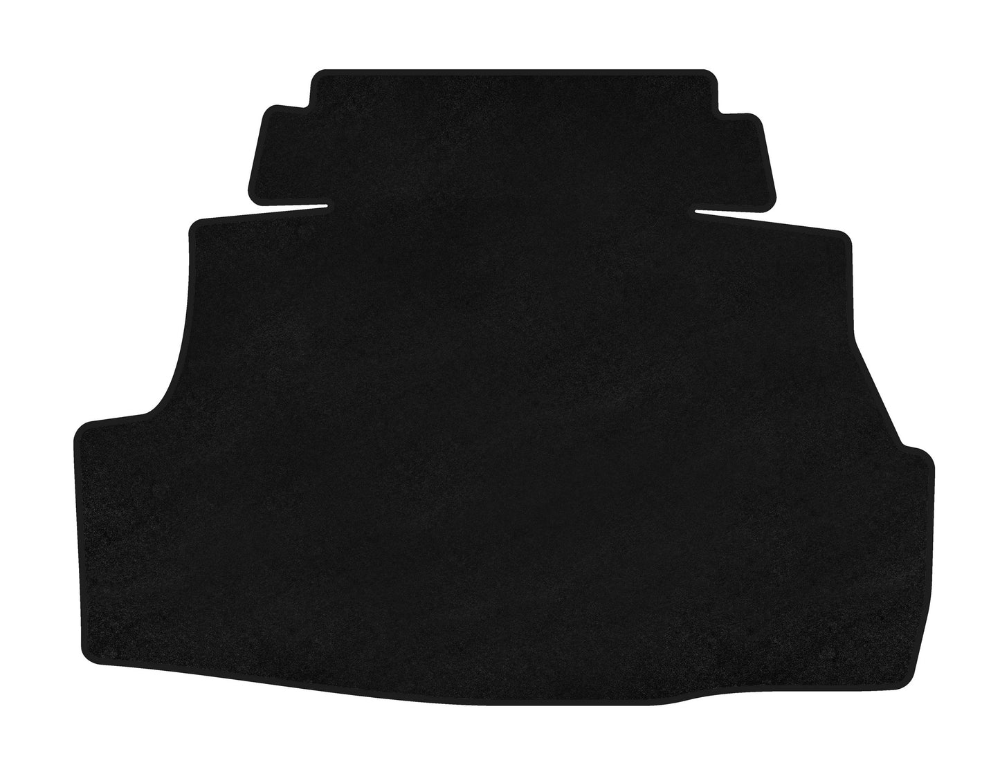 Trunk mat textile Classic (SD, Black) for Nissan Almera N16 2000-2006 - image 1