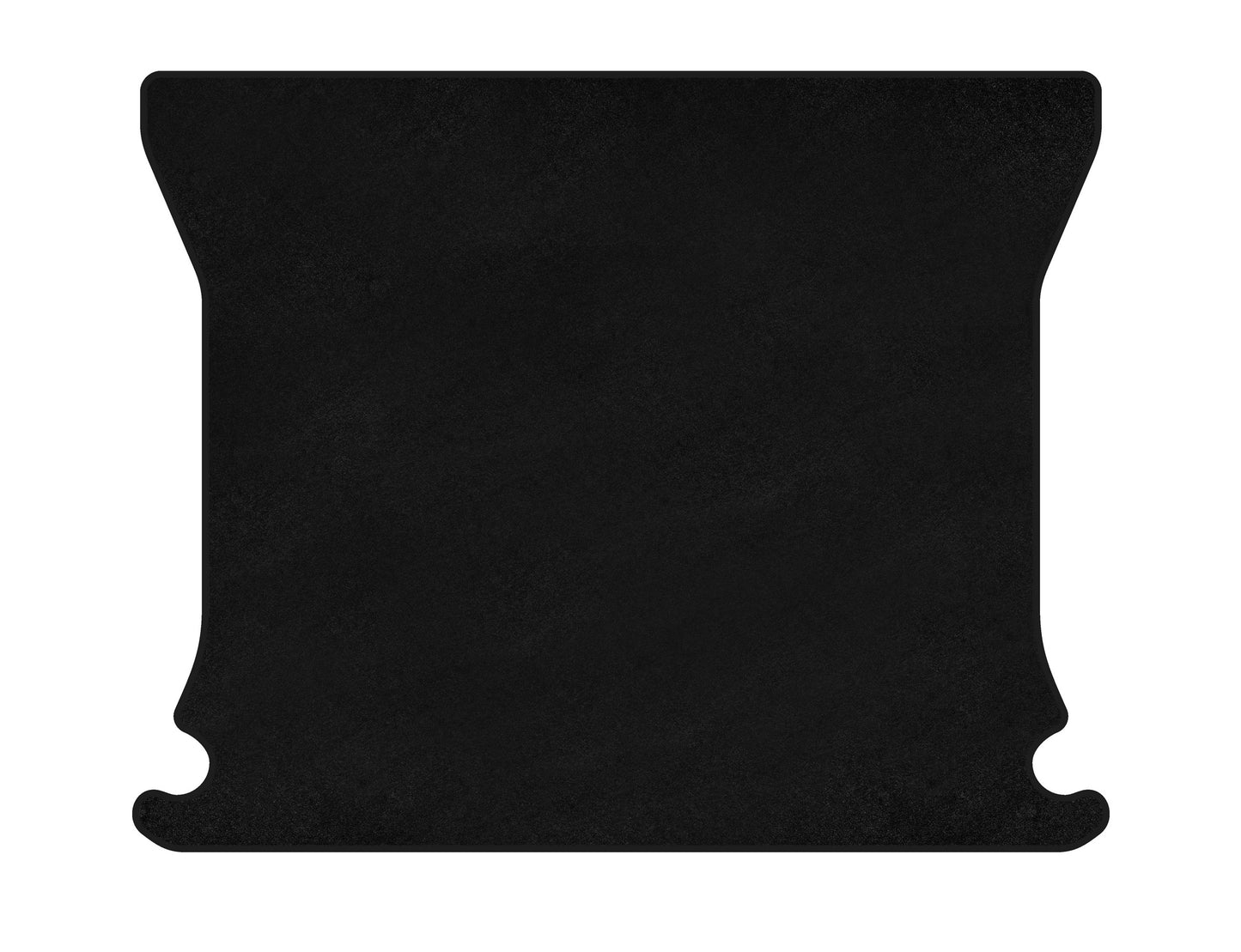 Premium textile trunk mat (2009-2012, Black) for Ford Connect 2010-2013 - image 1