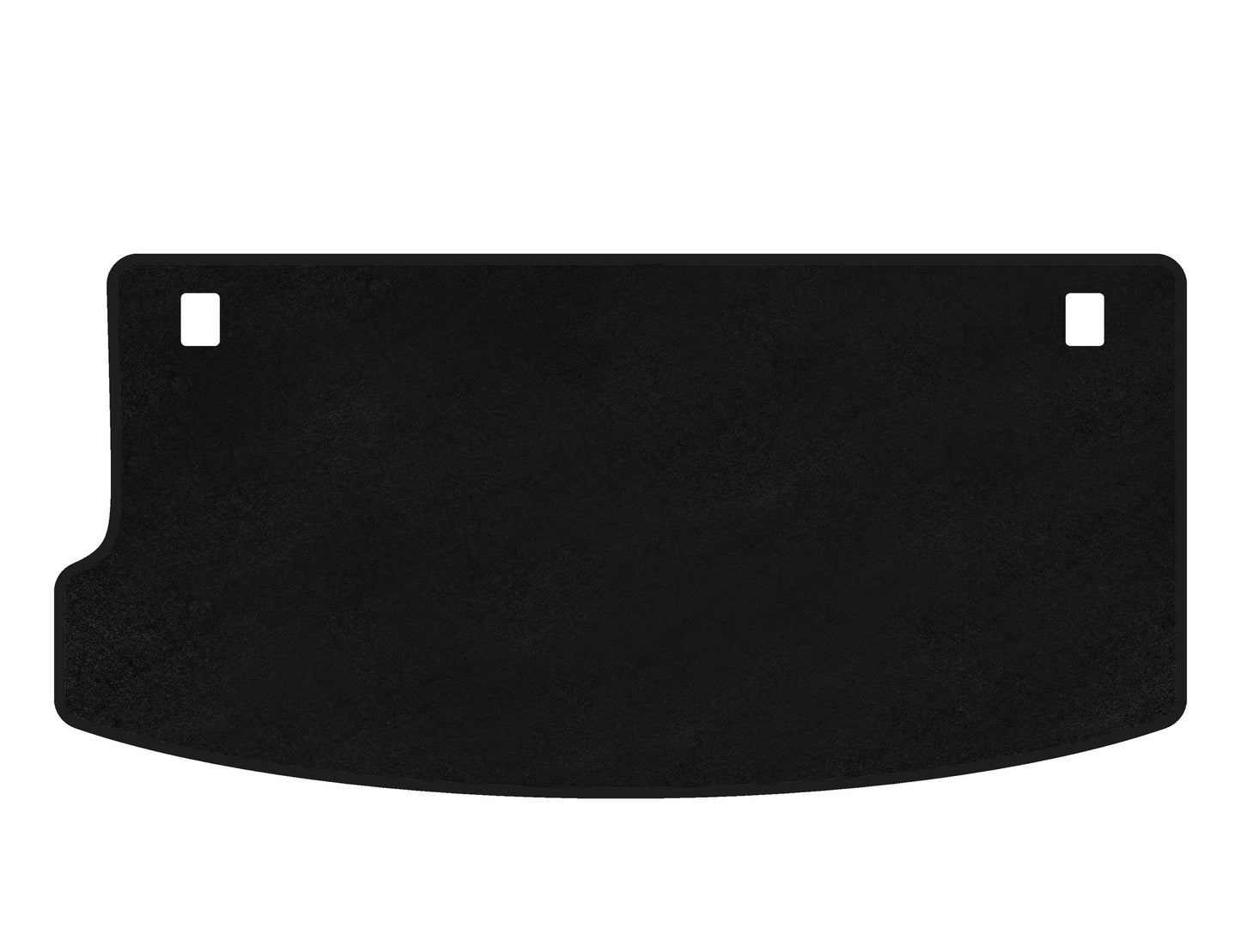 Premium Textile Trunk Mat (HB, Black) for Hyundai I-10 2008-2013 - image 1