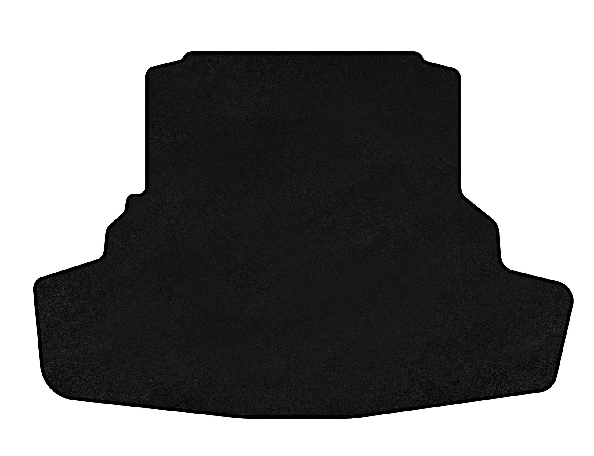 Textile Trunk Mat Classic (2WD, Black) for Lexus IS 2013- - image 1