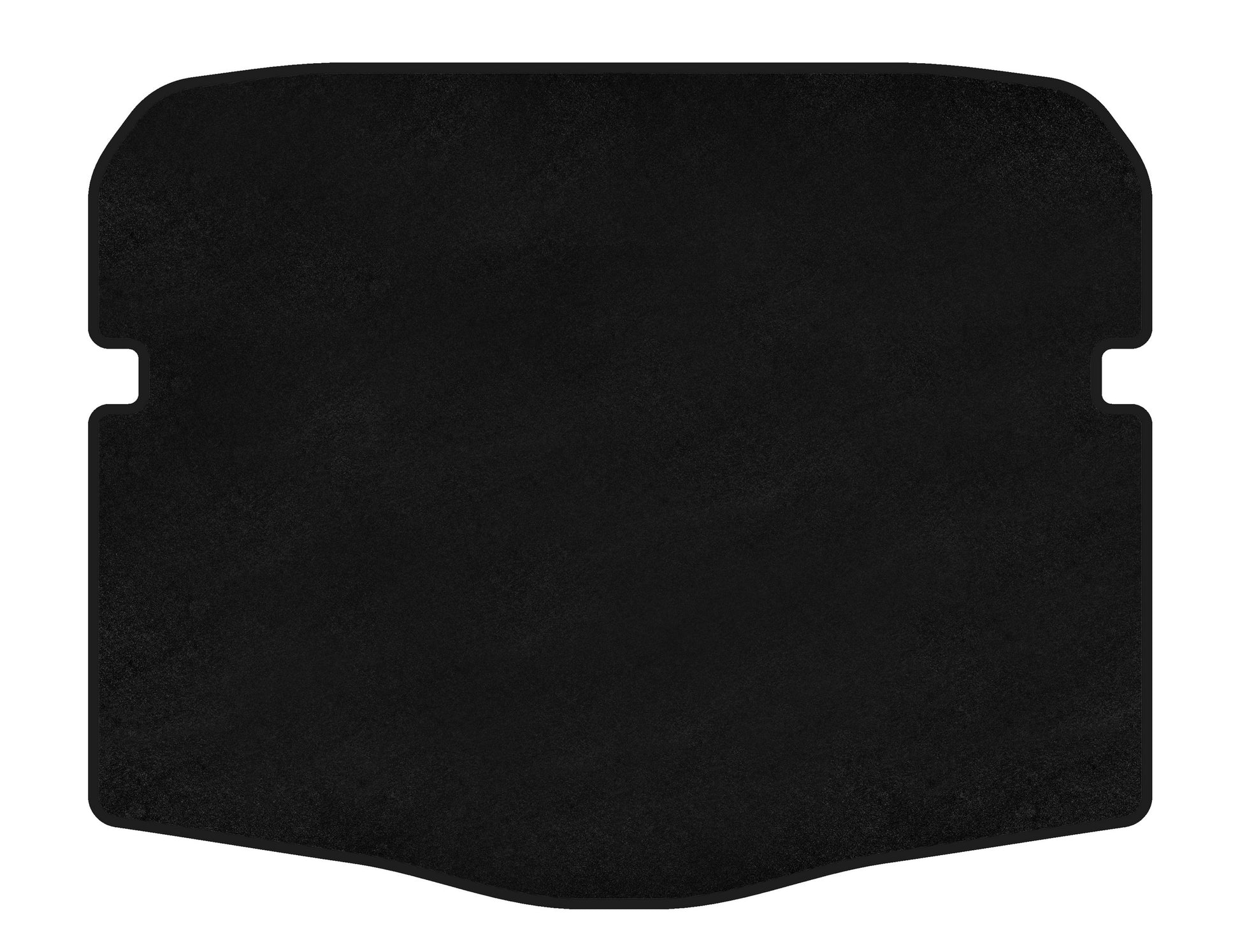 Premium Textile Trunk Mat (Cabriolet, Black) for Volvo C70 2006-2010 - image 1