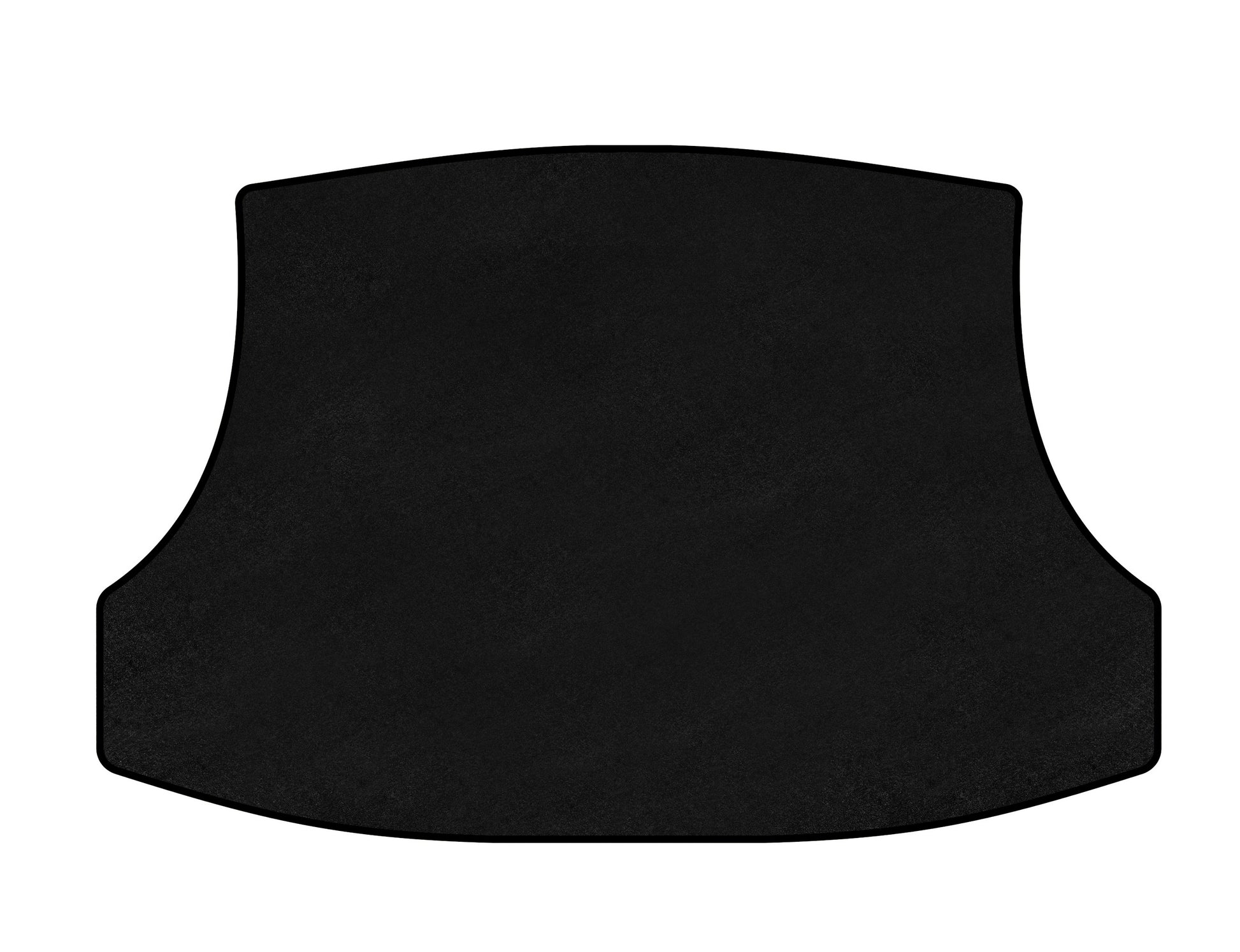Premium textile trunk mat (2012-2015, Black) for Acura ILX 2012-2022 - image 1