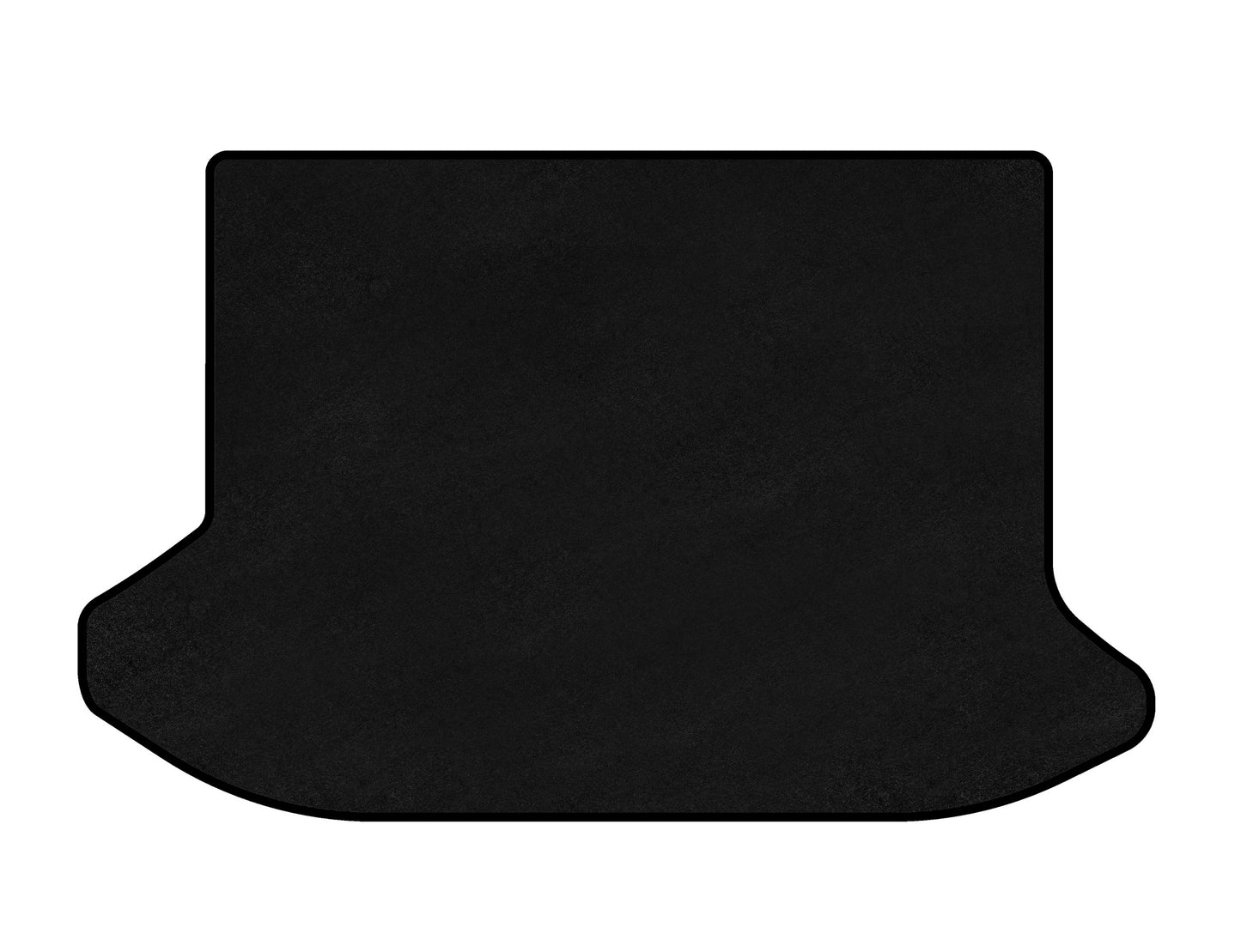 Premium Textile Trunk Mat (HB, 3-Door, Black) for Volvo C30 2006-2012 - image 1