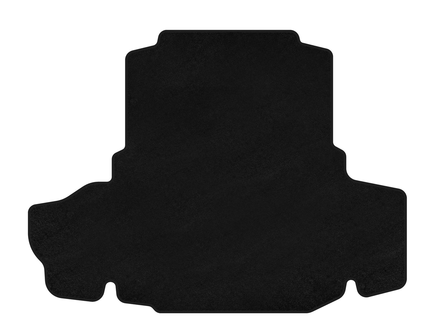 Classic textile trunk mat (2011-2015, SD, Non-AWD, Black) for Lexus GS 2011-2020 - image 1