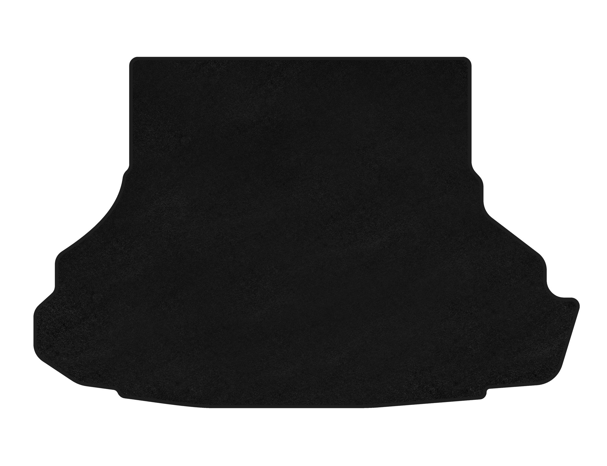Premium Trunk Mat Textile (Coupe, Black) for Ford Mustang 2015-2023 - image 1