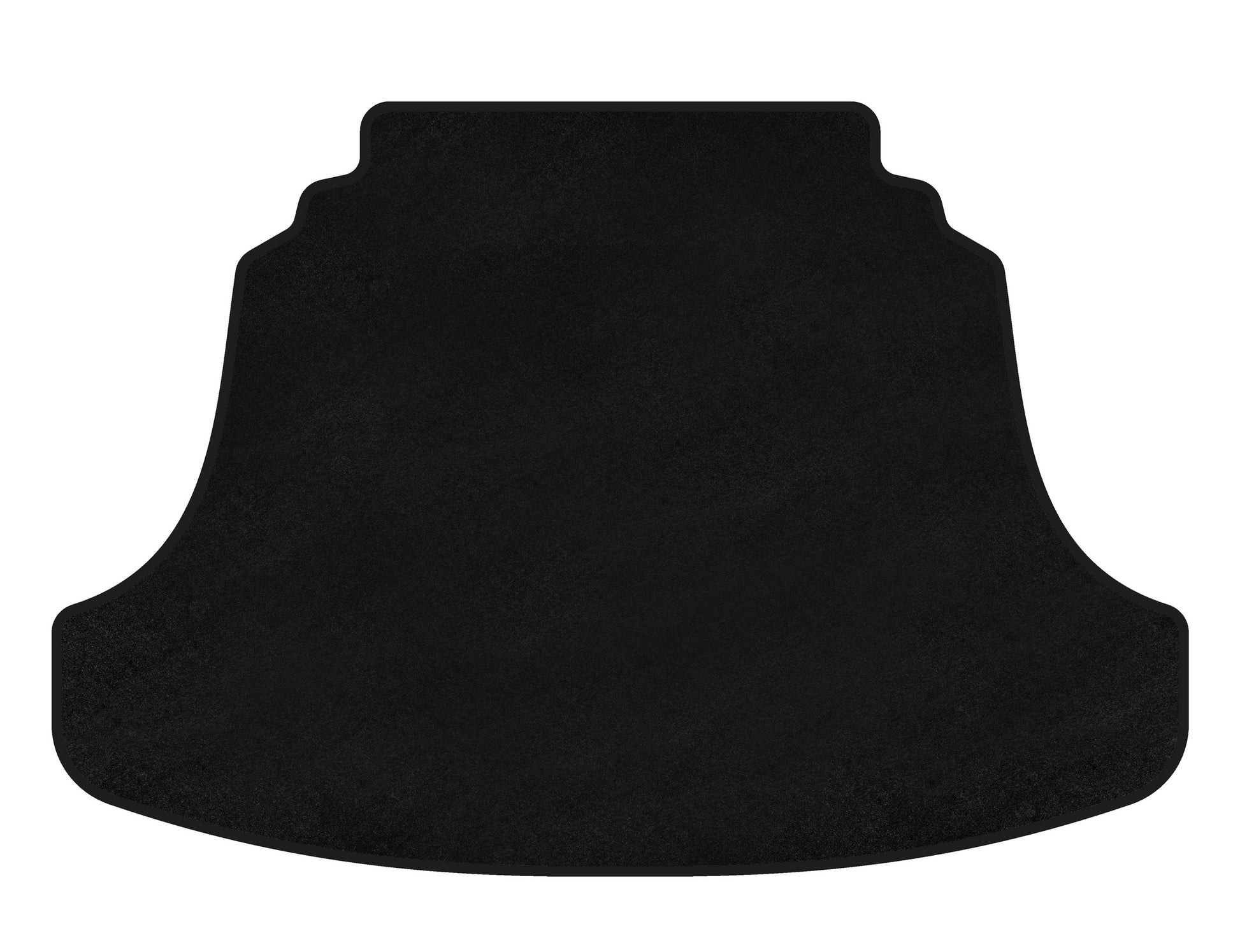 Premium textile trunk mat (G35 S, Coupe, Black) for Infiniti G25/G35/37 (V36/CV36) 2006-2015 - image 1