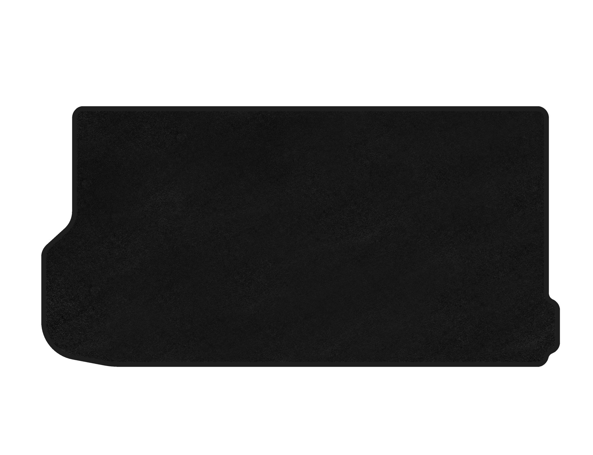 Premium Textile Trunk Mat (Black) for Daewoo Matiz 2009-2015 - image 1