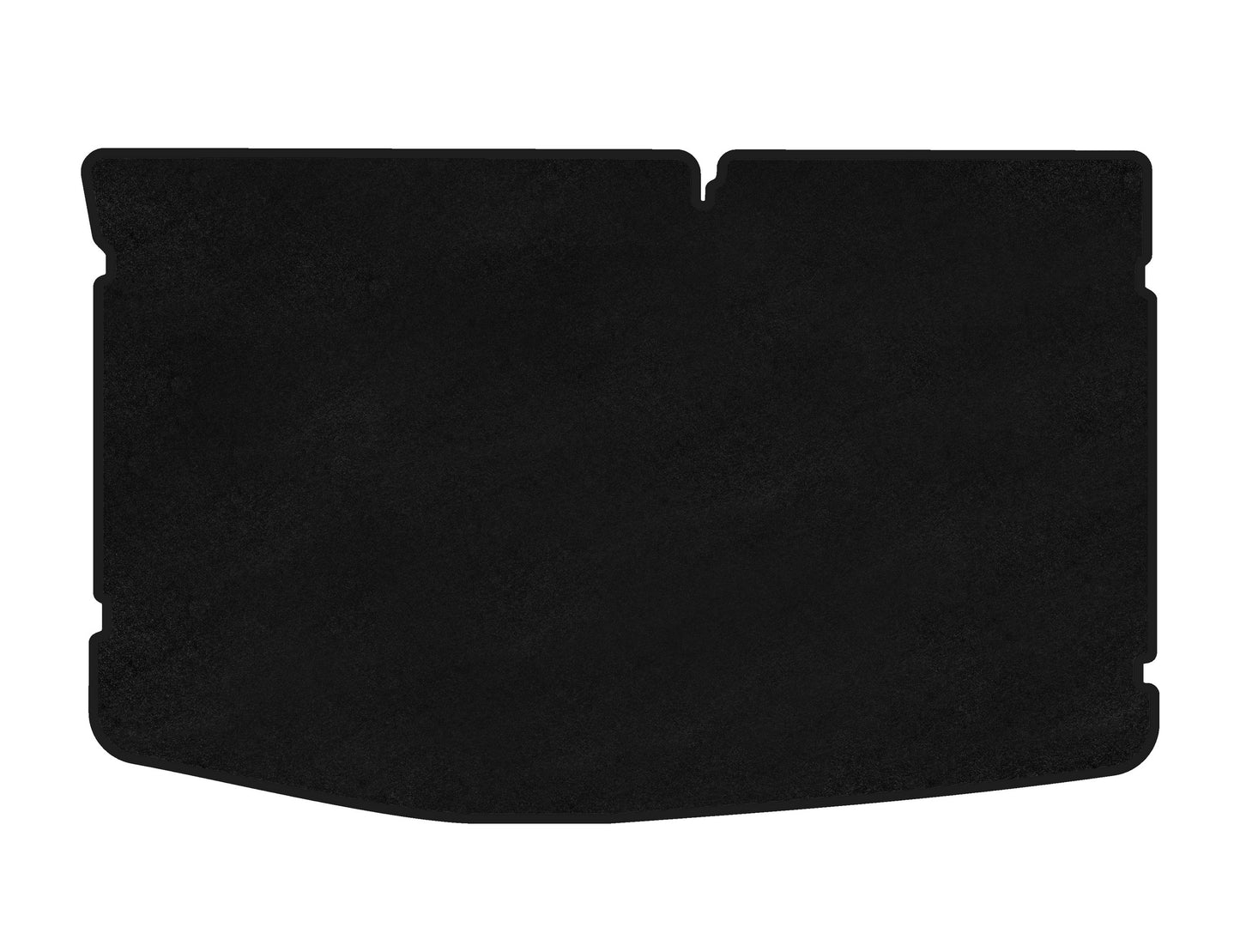 Trunk Mat Textile Classic (HB, Black) for Hyundai I-20 2008-2012 - image 1