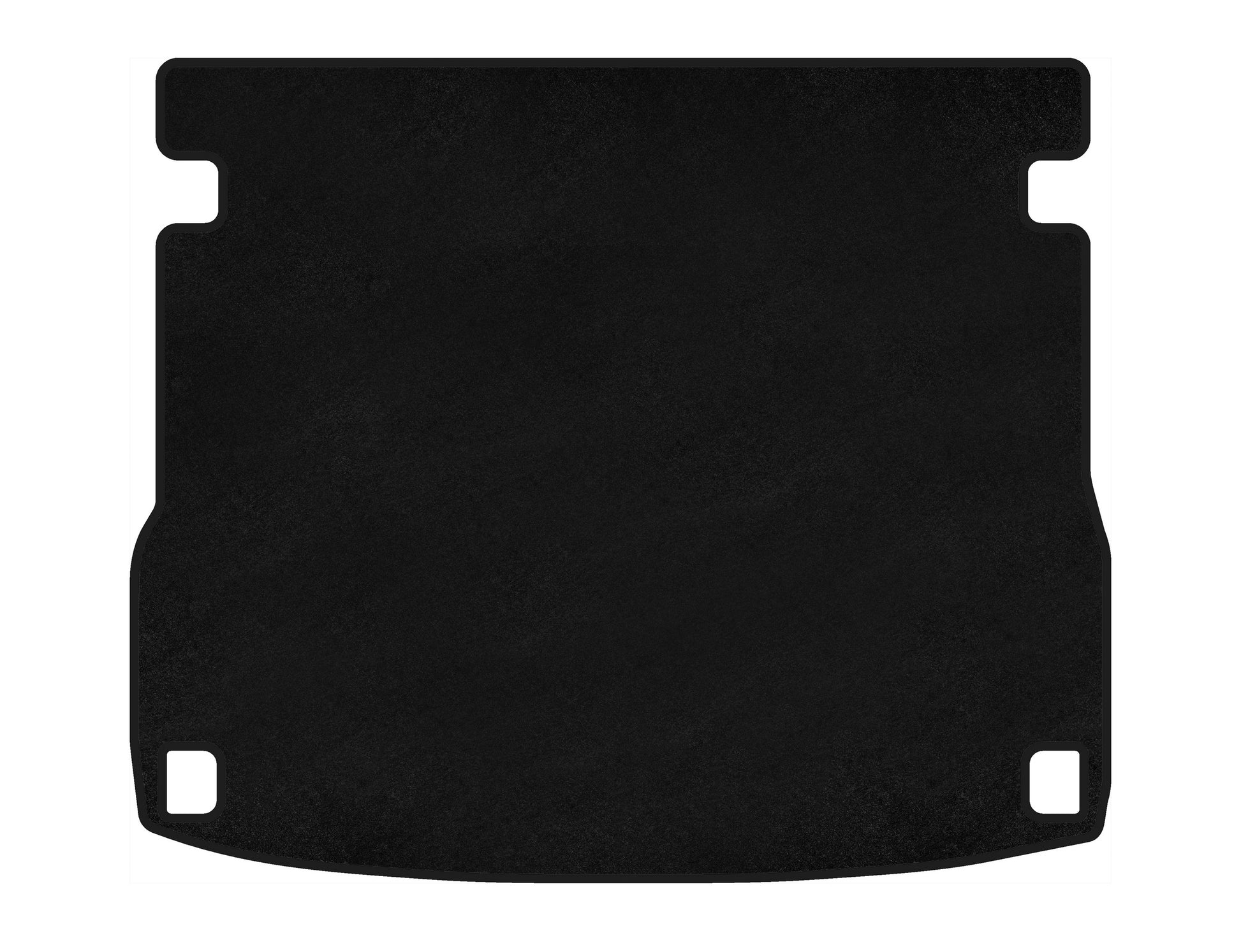 Trunk mat textile Classic V-2 (Black) for Audi Q5 2008-2017 - image 1