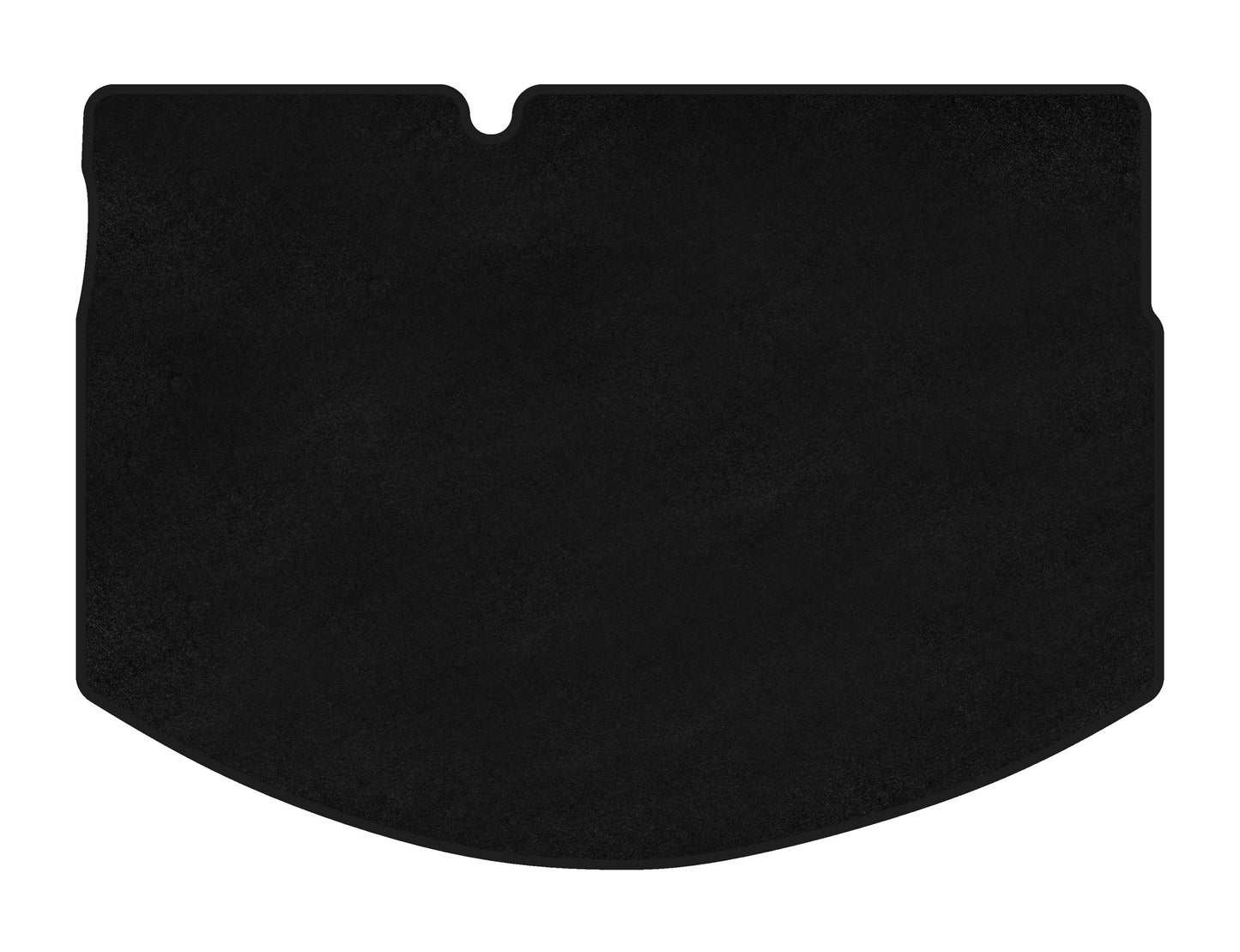 Premium Textile Trunk Mat (HB, Black) for Citroen C-3 2009-2016 - image 1