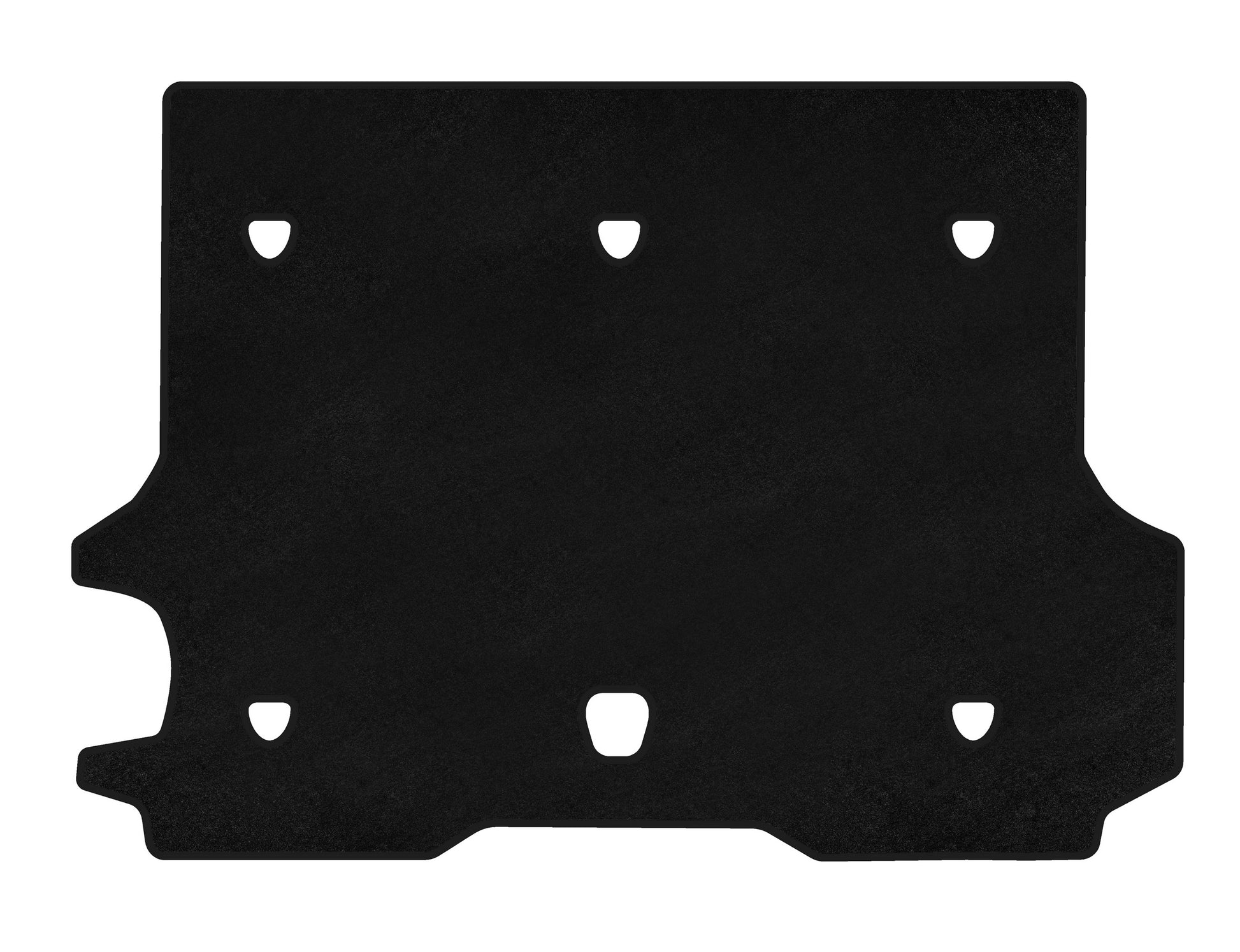 Trunk Mat Textile Classic (Black) for Chevrolet Trailblazer 2002-2012 - image 1