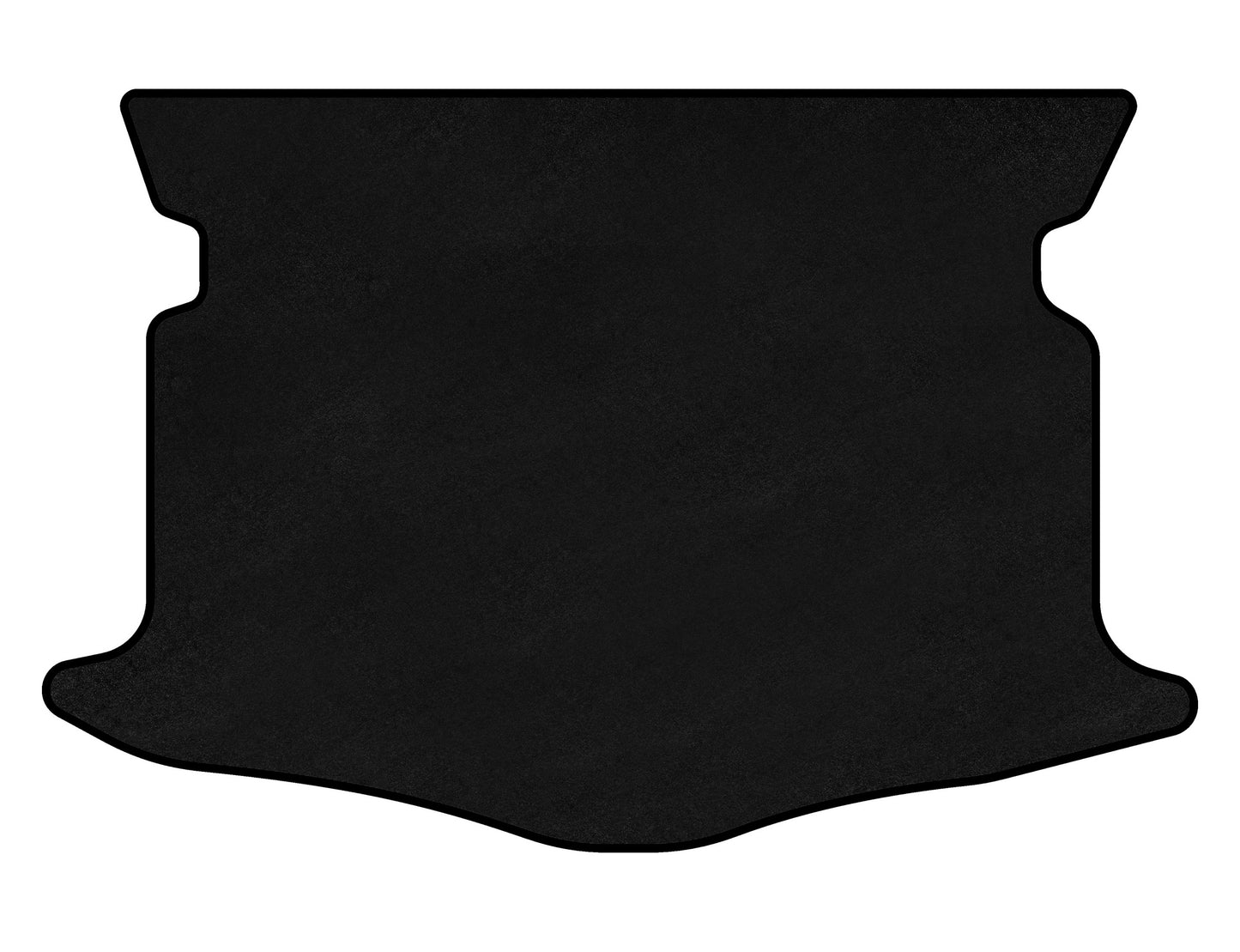 Premium Textile Trunk Mat (Black) for Honda FR-V 2004-2009 - image 1