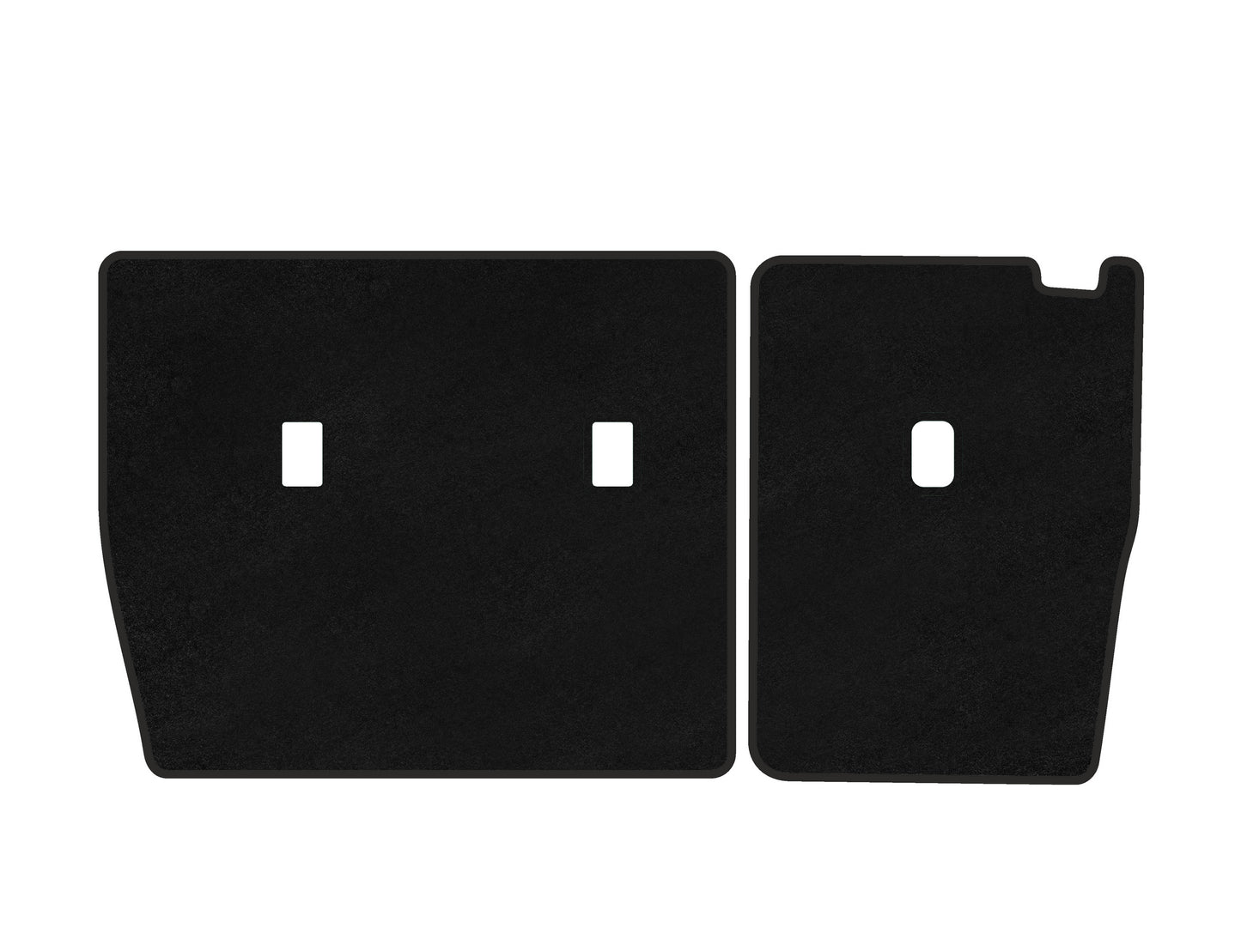Textile Seat Back Mat for 2nd Row Premium (EV, Black) for BYD Tang 2018- - image 1