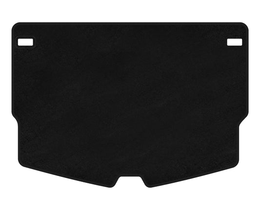 Trunk mat textile Premium (HB, Black) for Nissan Note 2012-2020 - image 1