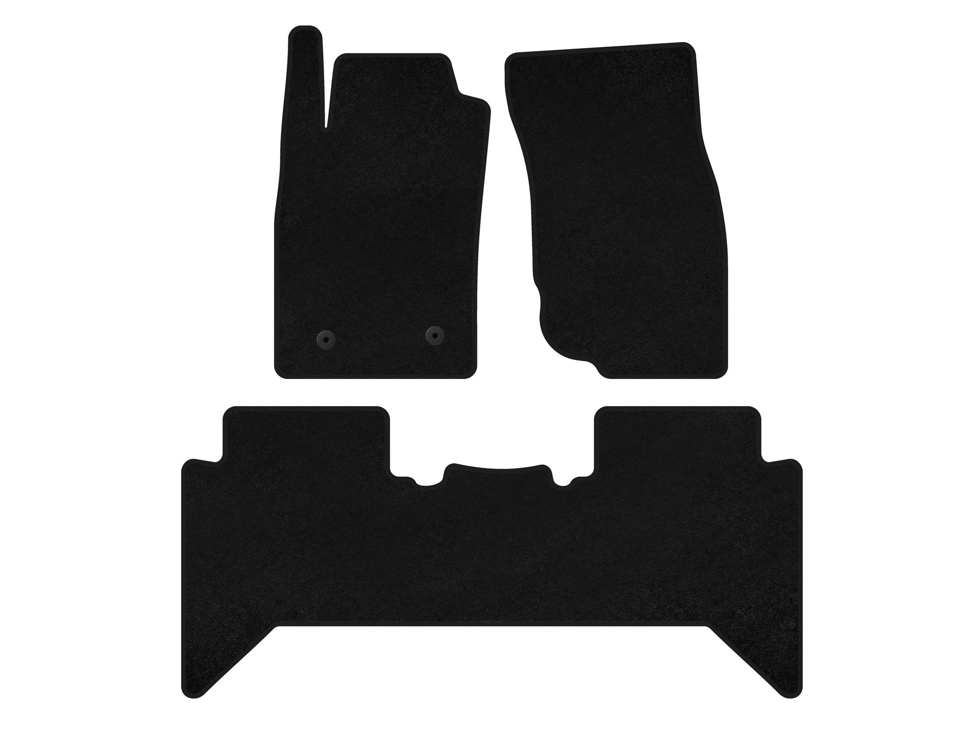 Textile Floor Mats Classic (black) for Toyota Hilux 2006-2015 - image 1