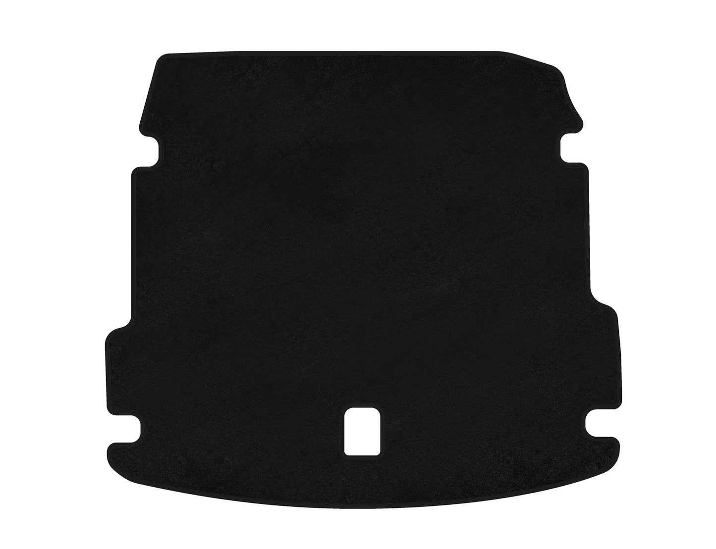 Premium Textile Trunk Mat (Long, Black) for Audi A8 2010-2018 - image 1