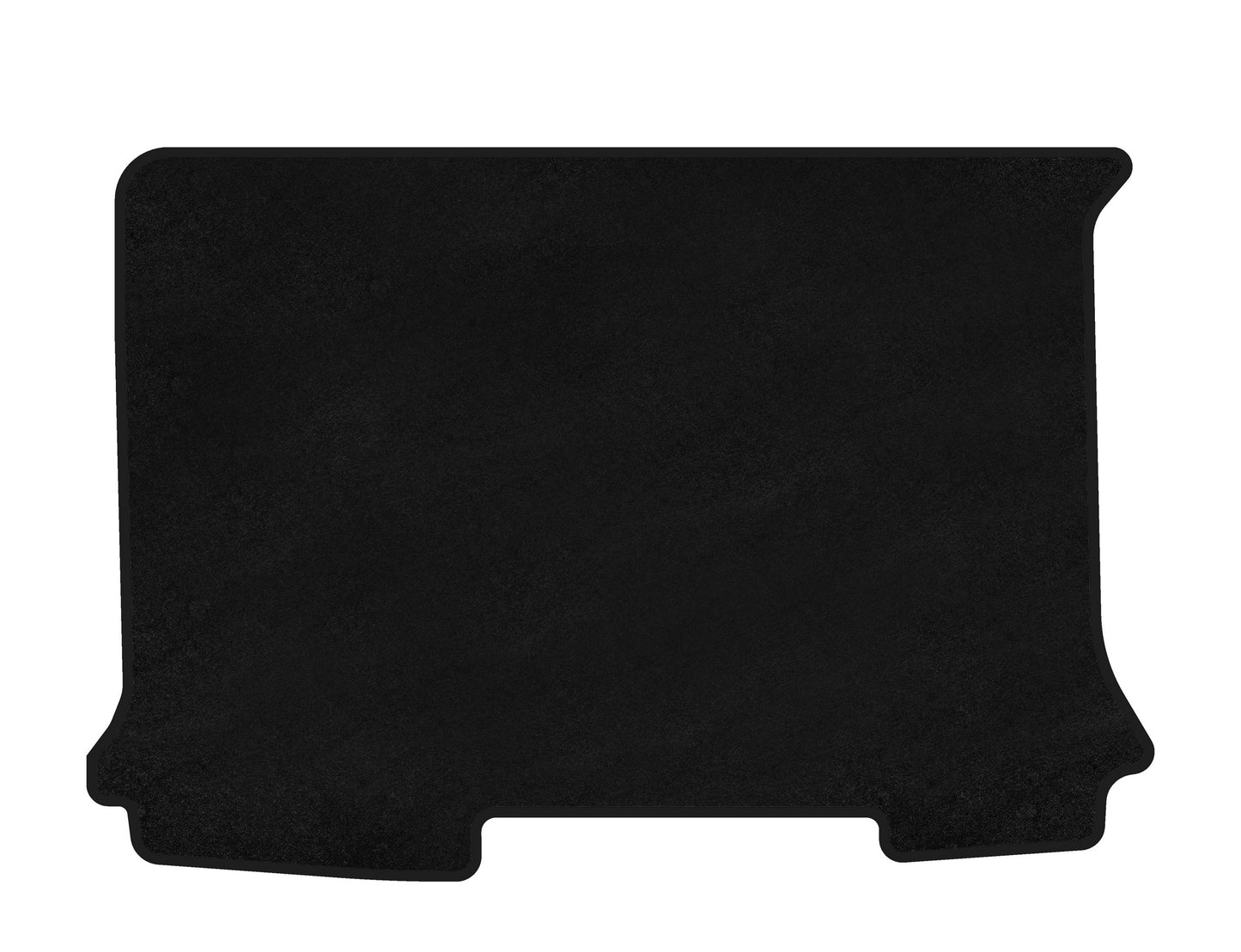 Premium Textile Trunk Mat (Black) for Peugeot Partner 1996-2008 - image 1