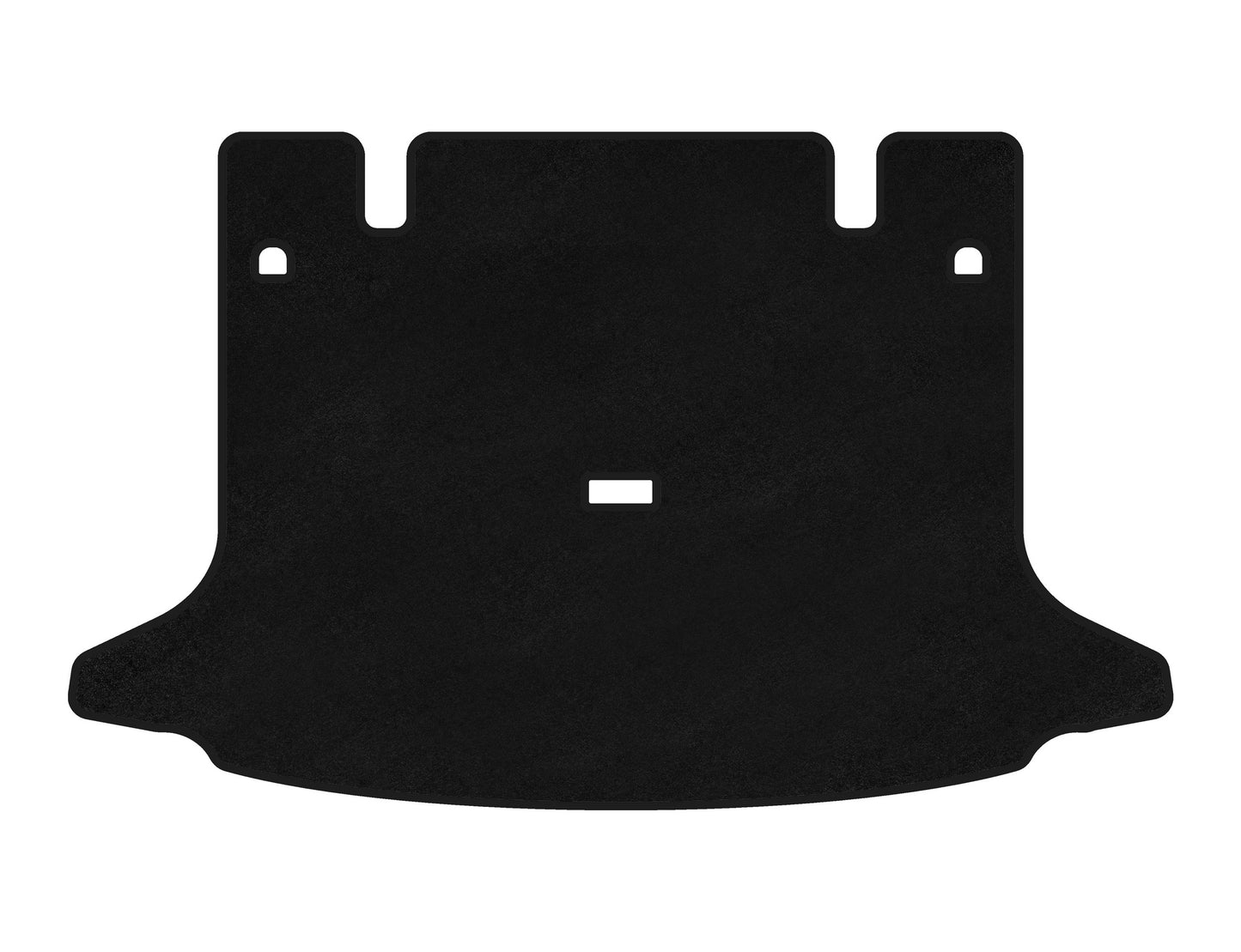 Classic textile trunk mat (SW, 7-seater, Black) for Dacia Logan I 2005-2008 - image 1