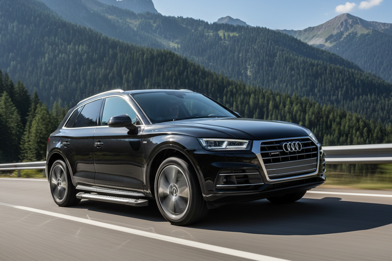 Side Steps Line (2 pcs, Aluminum) for Audi Q5 2017-2025 - image 1