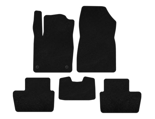 Textile Floor Mats Premium (Black) for Nissan Juke 2020- - image 1