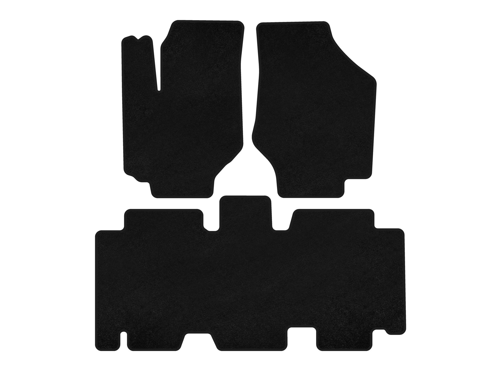 Textile Floor Mats Premium (black) for Hyundai Trajet 2000-2007 - image 2