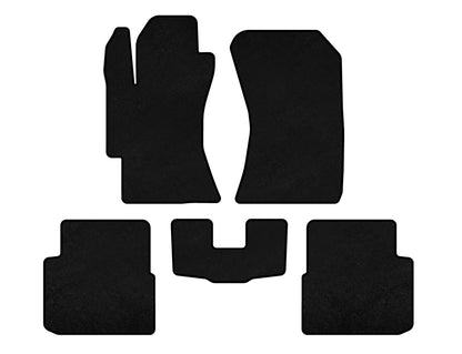 Textile Floor Mats Premium (HB, Black) for Subaru Impreza 2007-2011 - image 1