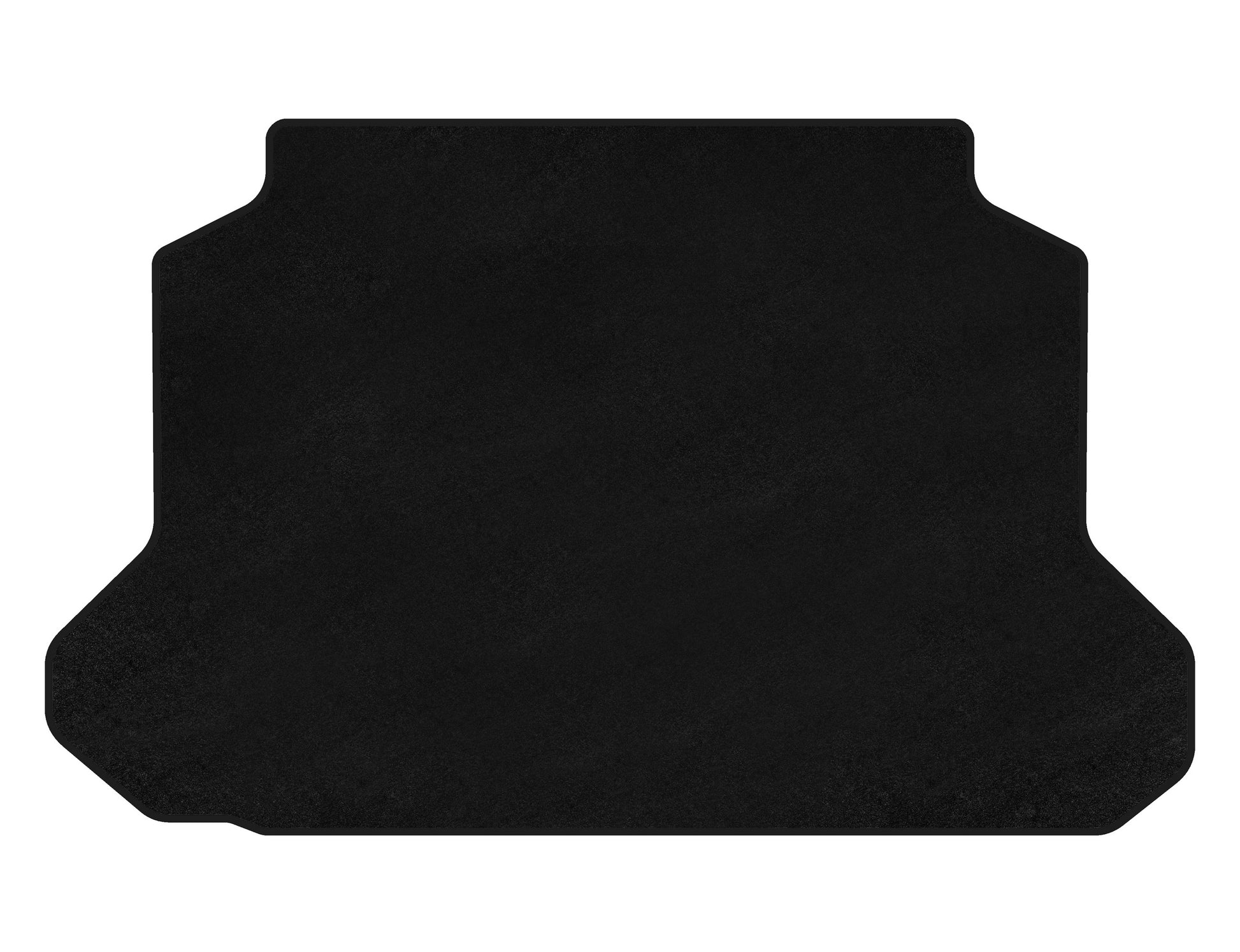 Trunk Mat Textile Classic (HB, Black) for Honda Civic Sedan VII 2001-2006 - image 1