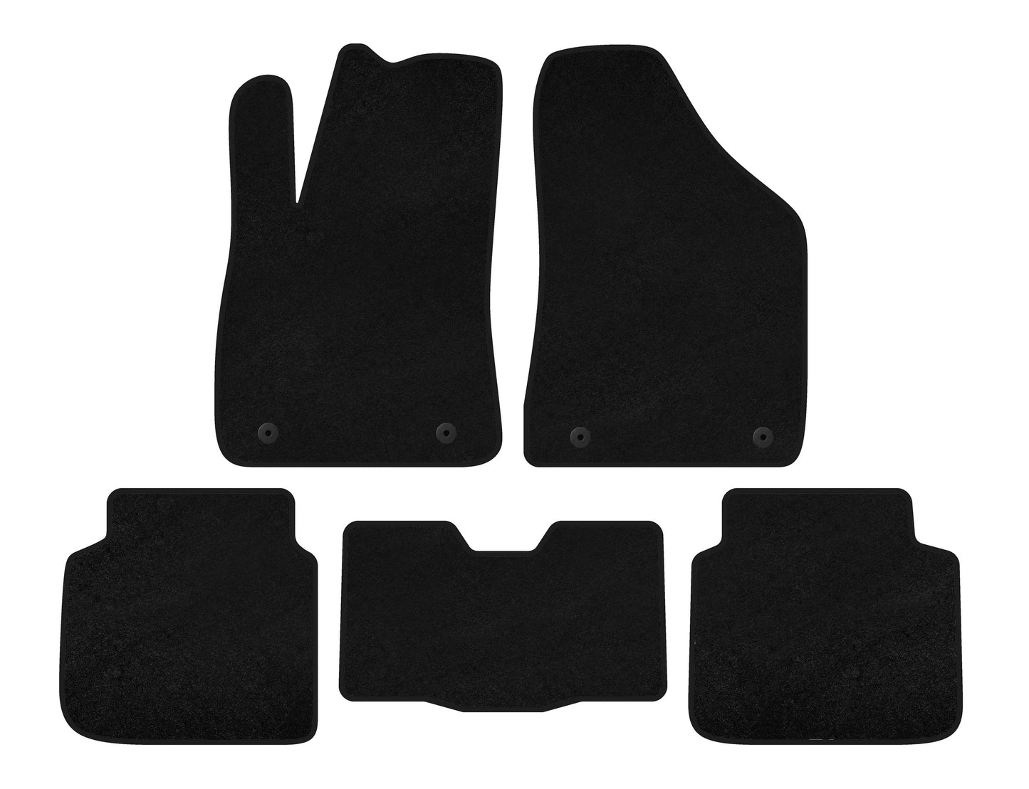 Textile Floor Mats Classic (black) for MG 350 2010-2016 - image 1