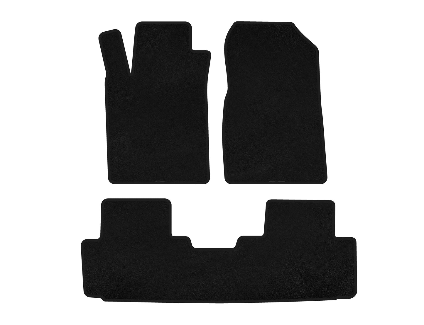 Textile Floor Mats Premium (Black) for Great Wall Haval H6 II 2017- - image 1
