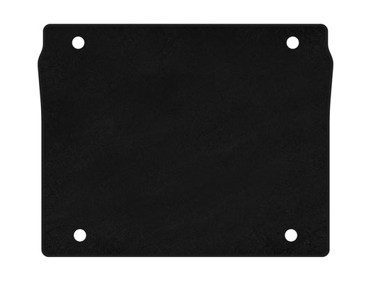 Trunk mat textile Classic (5-seater/Short base, Black) for Fiat Doblo II 2010-2022 - image 1