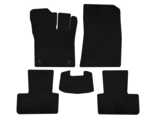 Textile Floor Mats Premium (Black) for Renault Captur 2019- - image 1