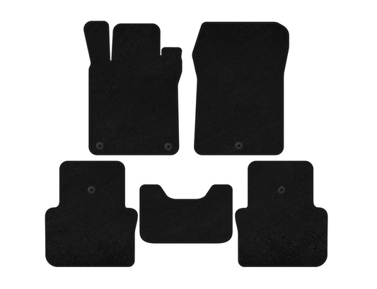 Textile Floor Mats Classic (SD, Black) for Acura TLX 2014-2020 - image 1