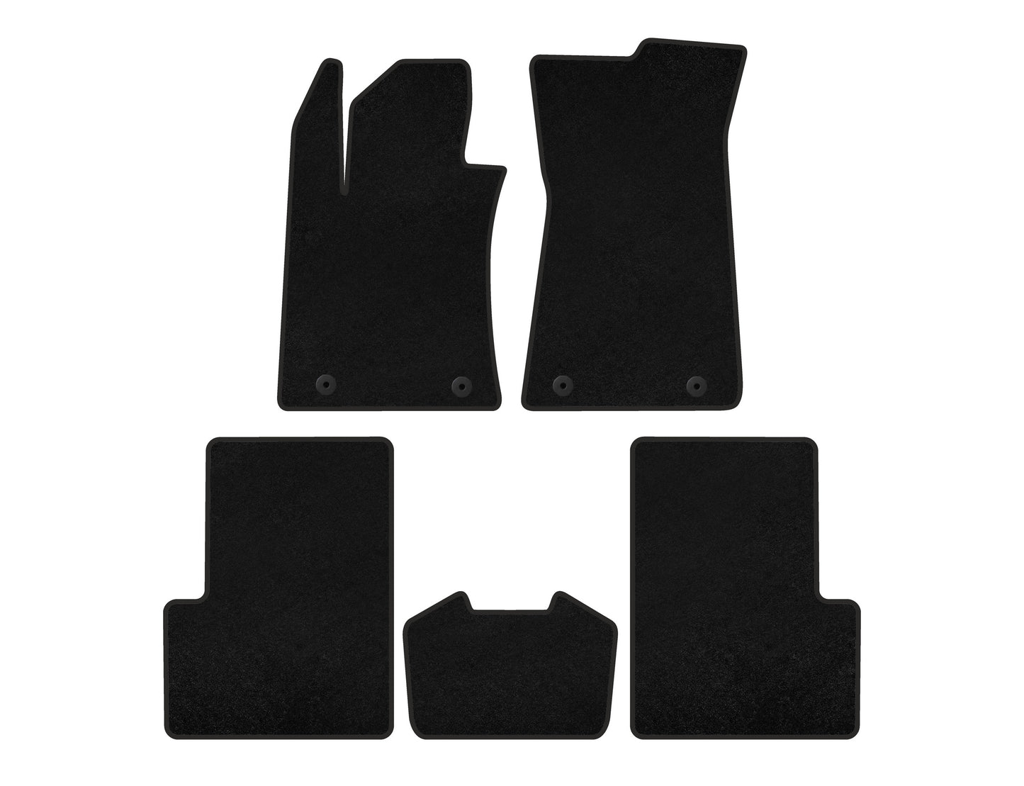 Textile Floor Mats Classic (2020-, Black) for MG ZS 2017- - image 1