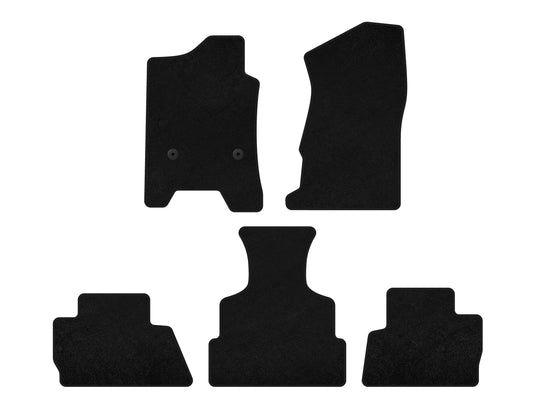 Textile Floor Mats Premium (2014-2020, Black) for Chevrolet Tahoe 2014-2019 - image 1